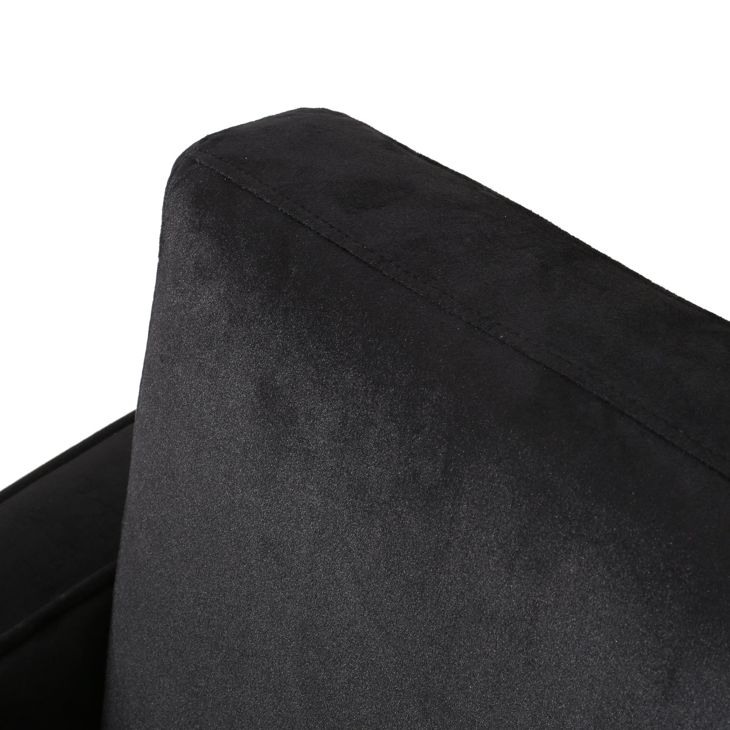 Franklin™ - Modern Velvet Club Chair with Geometric Design and Silver Accents