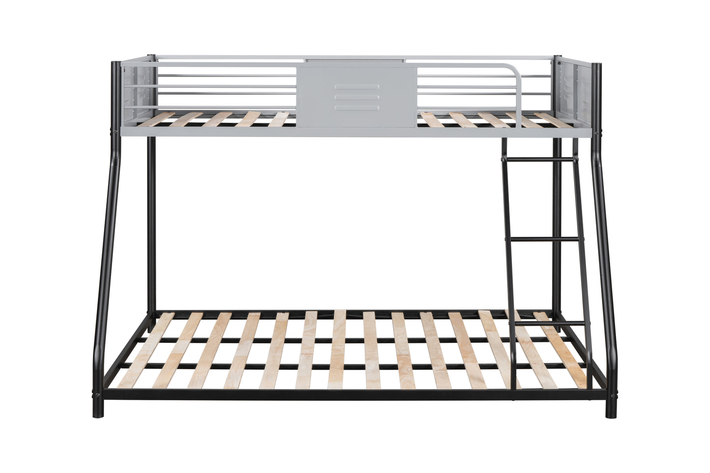 Vimora™ - Heavy-Duty Twin Over Full Bunk Bed with Noise Reduction and Safety Guardrails