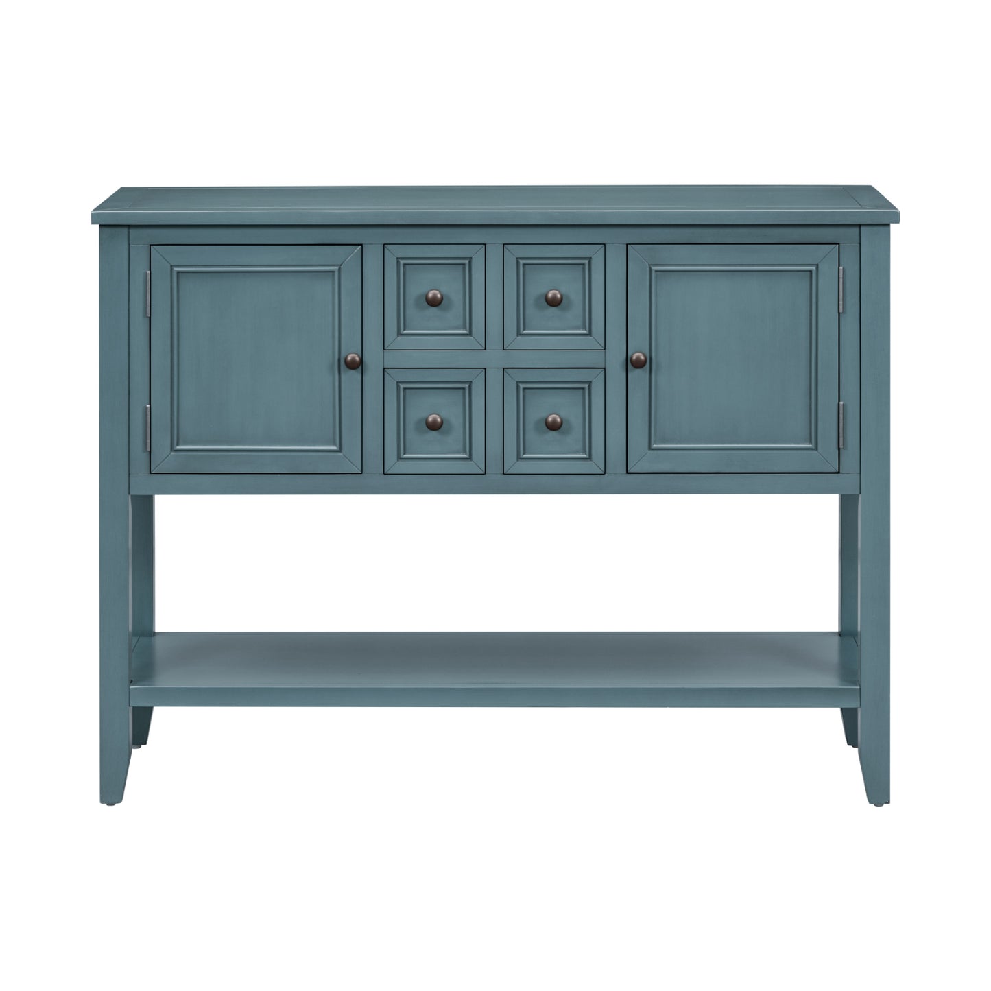 Oliver™️ - Cambridge Vintage Console Desk with Storage Drawers & Bottom Shelf