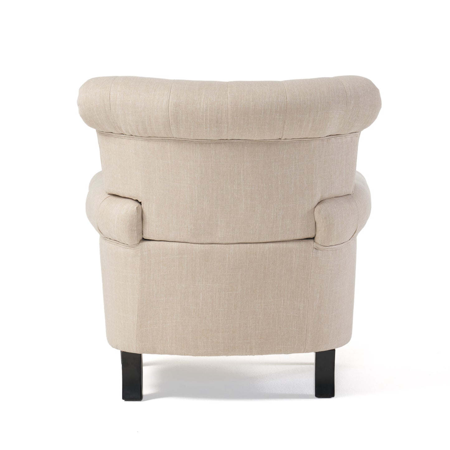 Vimora™ - Springfield Tufted Chair with Nailhead Trim and Diamond Button Tufting in Light Beige