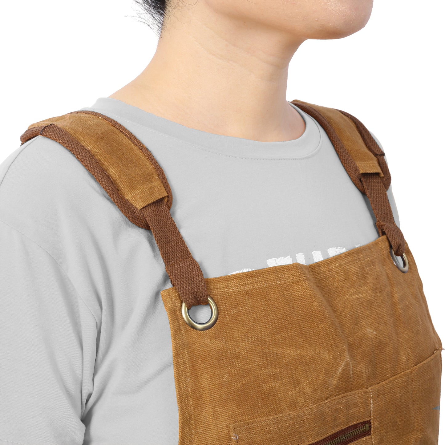 Vimora™ - Heavy-Duty Waxed Canvas Tool Apron, Fully Adjustable & Water-Resistant