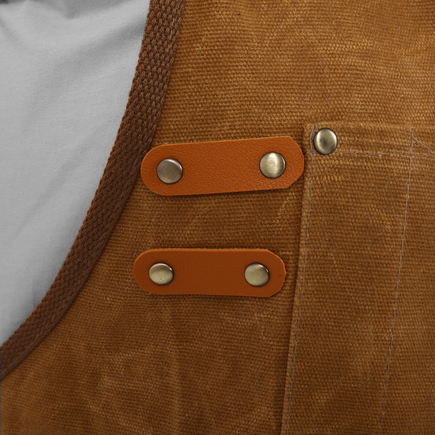 Vimora™ - Heavy-Duty Waxed Canvas Tool Apron, Fully Adjustable & Water-Resistant