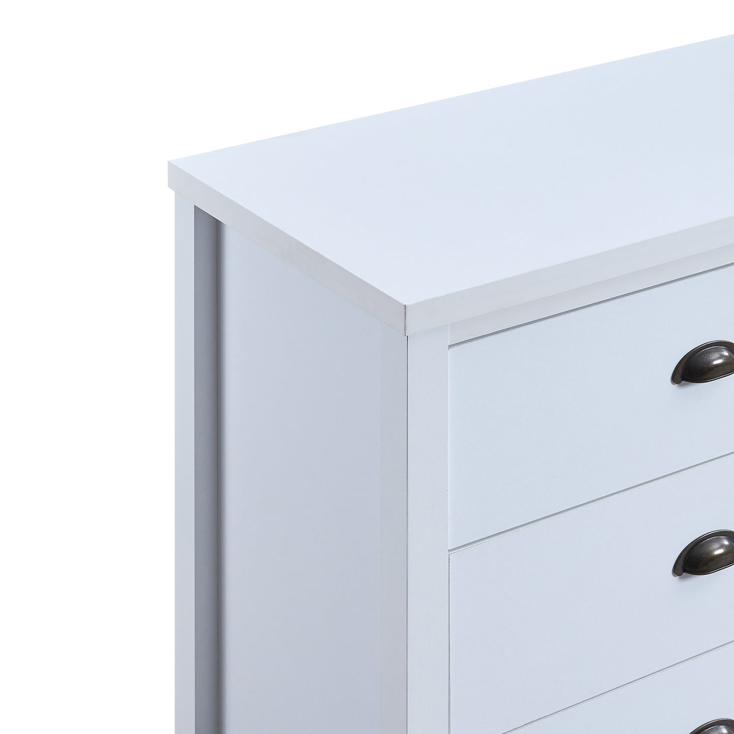 Vimora™ - Classic White 6-Drawer Dresser with Interlocking Function and Easy Assembly