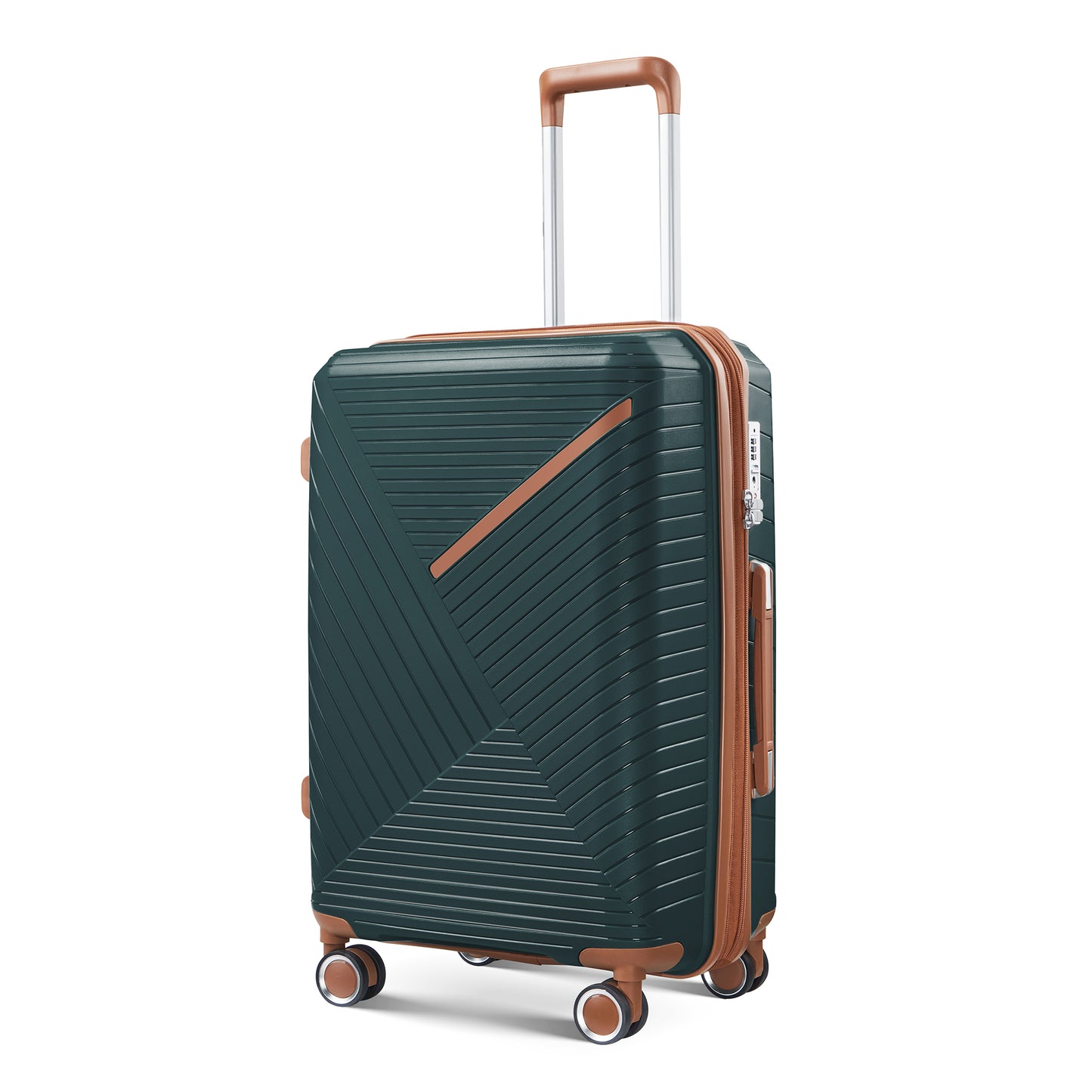 Vimora™ - Expandable Army Green Luggage Set with 360° Wheels & TSA Lock (4 Piece)