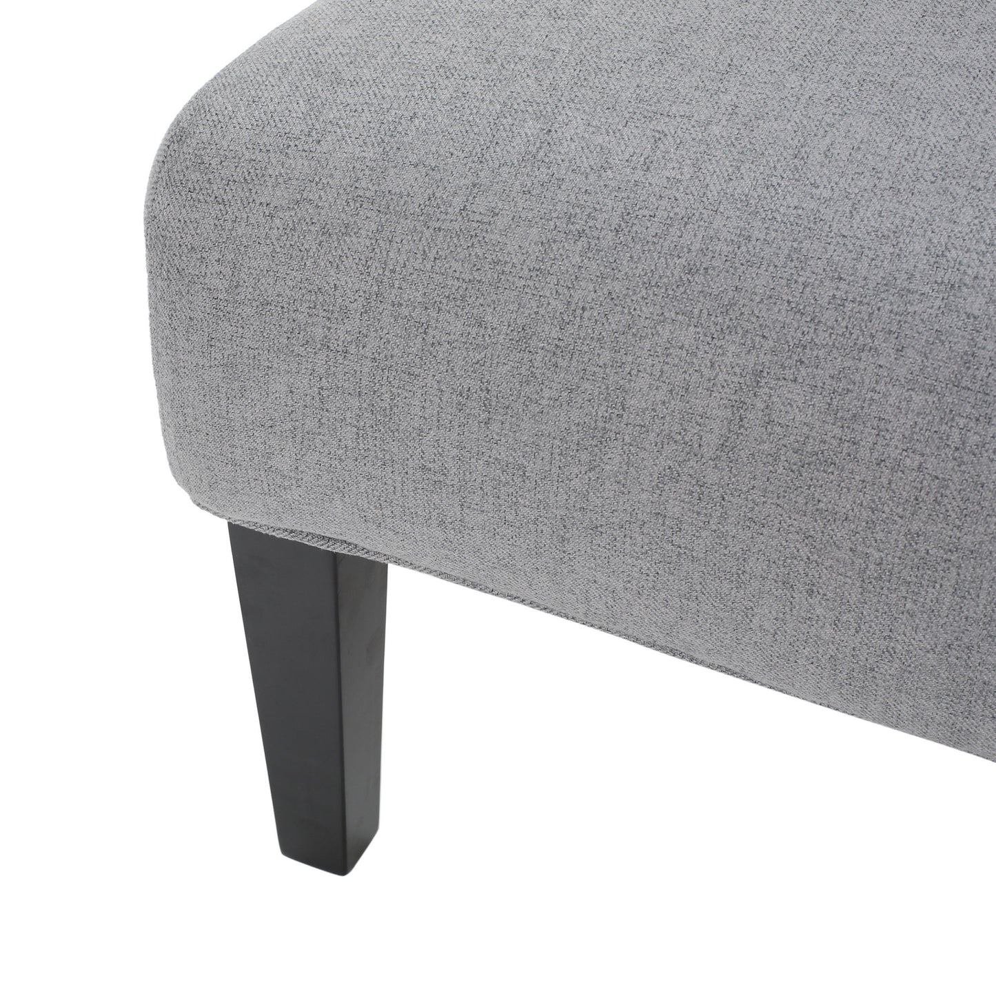 Vimora™ - Contemporary Grey Accent Chair with Plush Upholstery and Tapered Legs