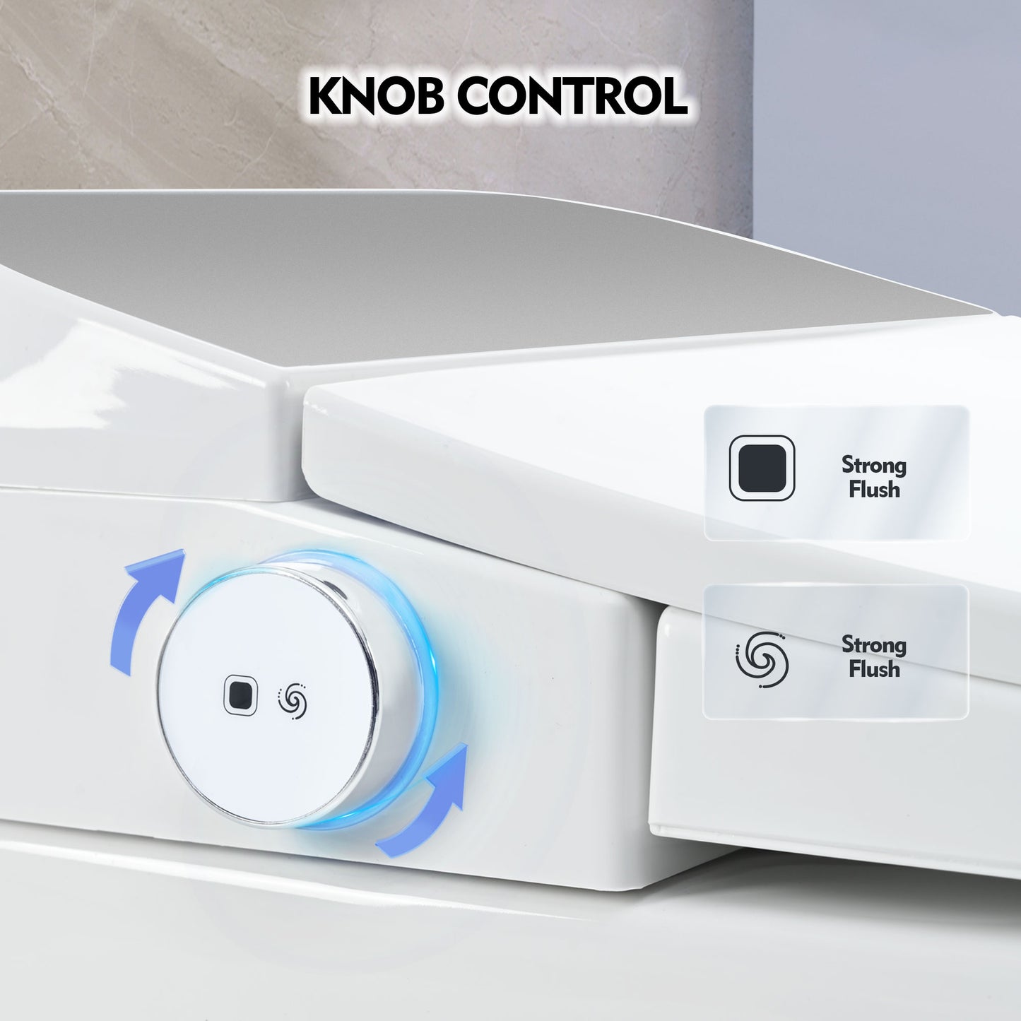 Vimora™ - Heated Seat Smart Toilet with Foot Sensor Flush and Soft Night Light