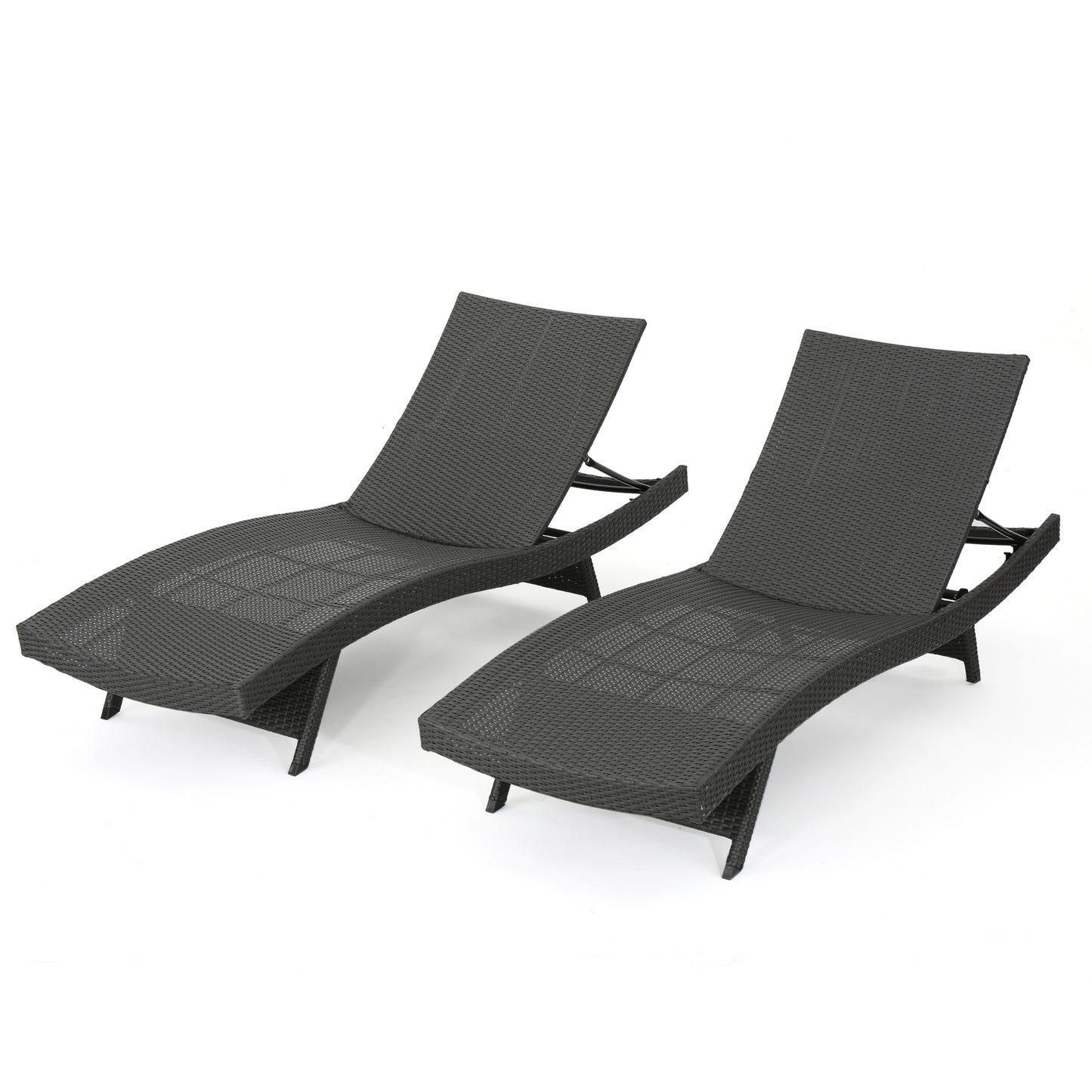 Emma™ - Salem PE Wicker Chaise Lounge for Stylish Outdoor Relaxation