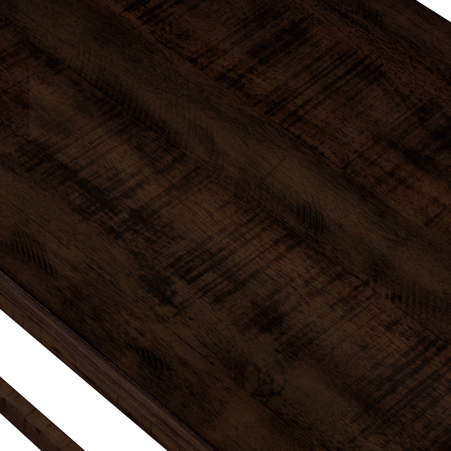 Vimora™ - Rustic Brown Counter Height Dining Set with Padded Stools and Built-in Charging