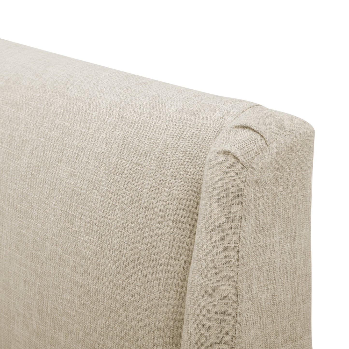 Vimora™ - Mid Century Beige Fabric Accent Chair