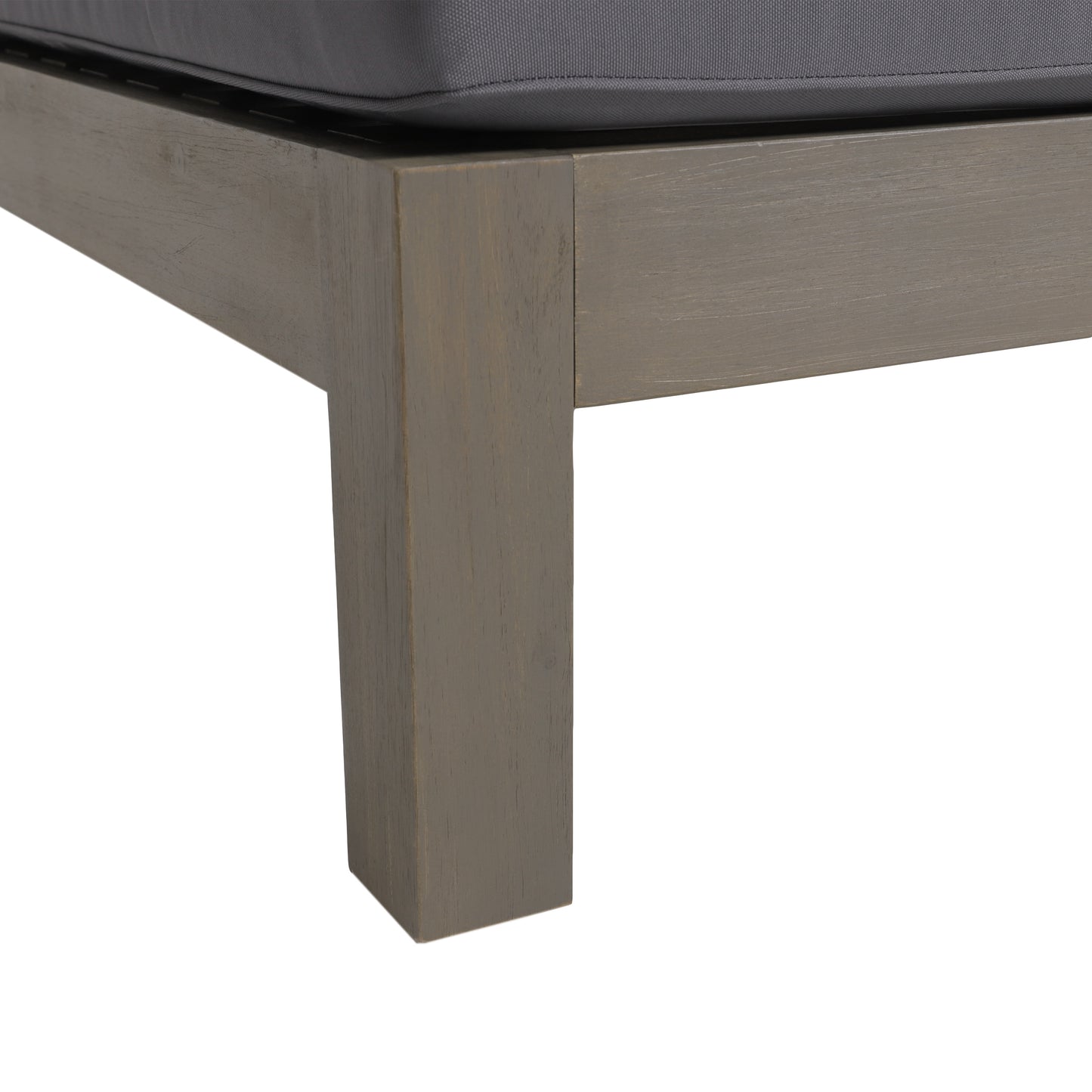 Vimora™ - Right Corner Bench in Dark Grey with Water-Resistant Cushions