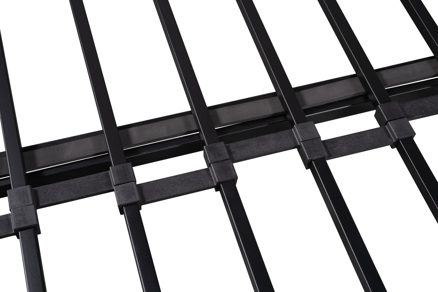 Vimora™ - Sturdy Metal Twin over Full Bunk Bed with Guardrails, Noise Reduction & Space Saving Design