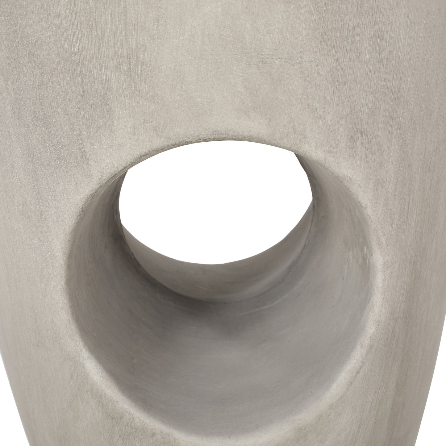 Sirius™ - Stylish Grey Magnesium Oxide Side Table for Outdoor Elegance
