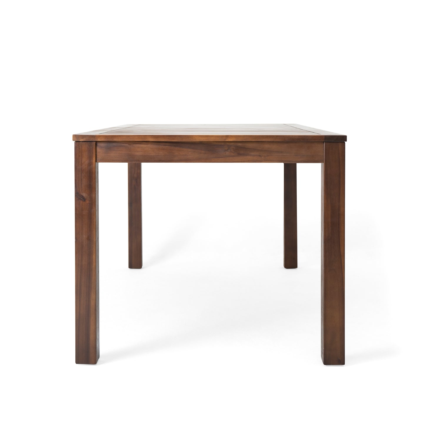 Vimora™ - Dark Brown Acacia Wood 69'' Outdoor Dining Table