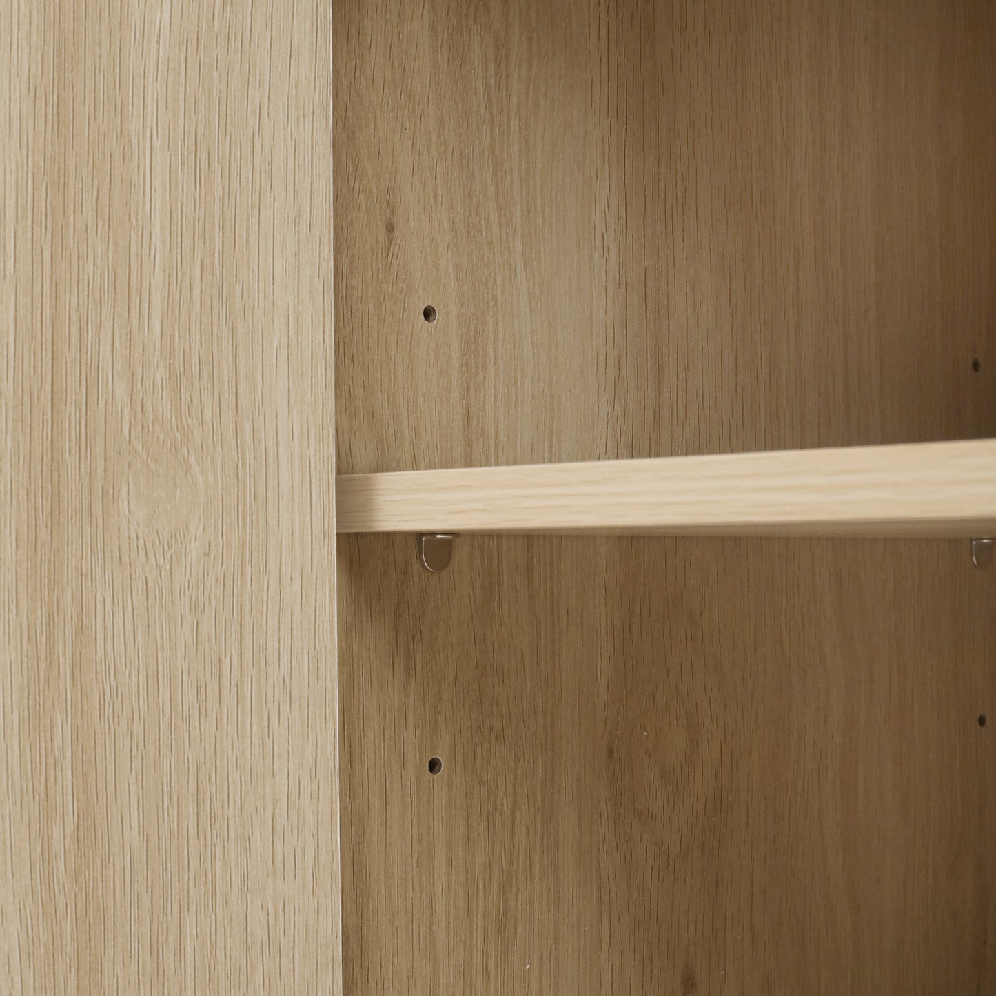 Vimora™ - Modern 4-Door LED Sideboard with Adjustable Shelves
