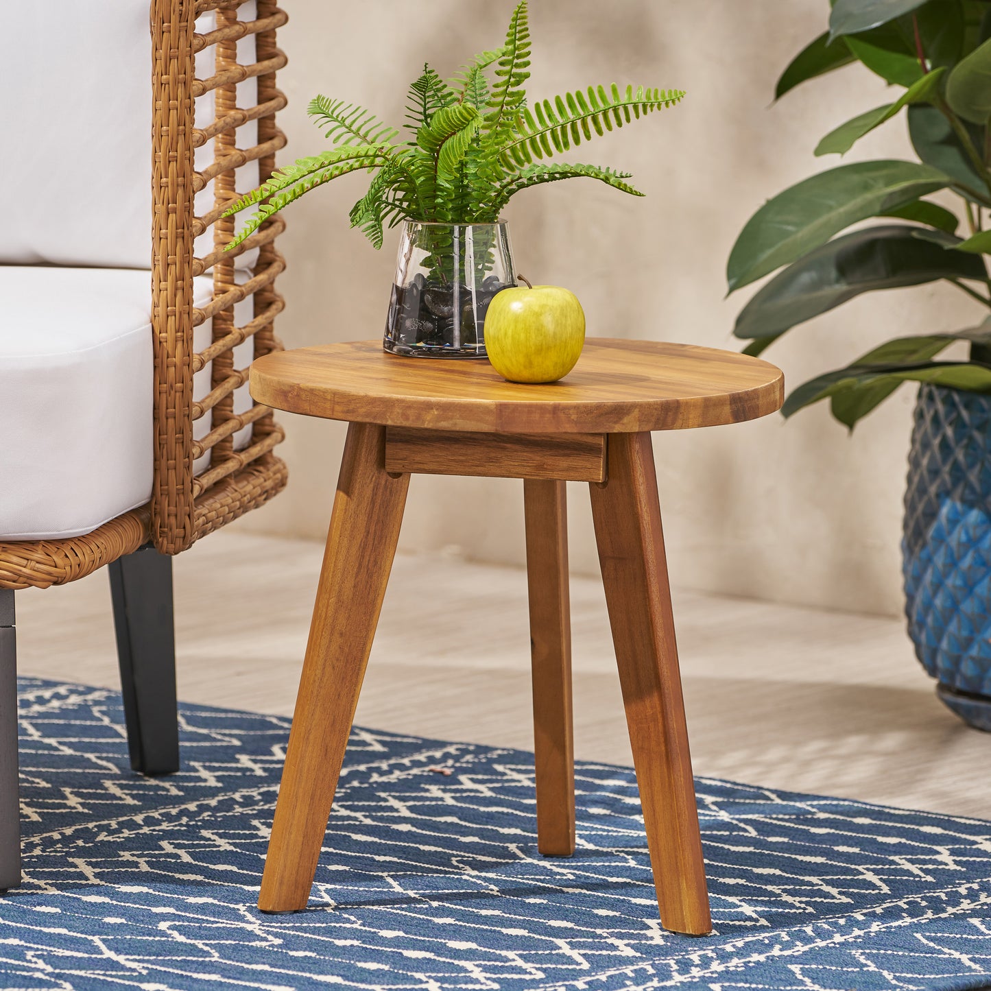Vimora™ - Marina Acacia Wood Side Table