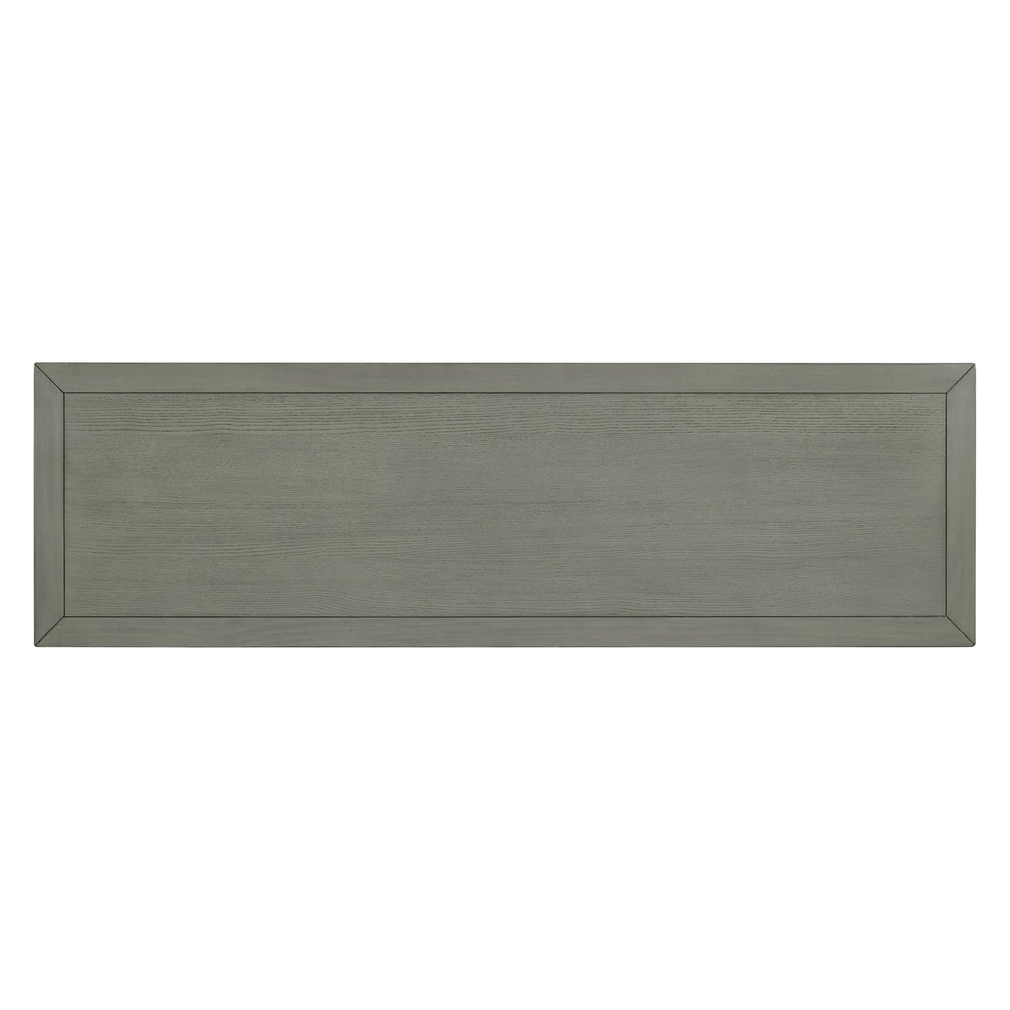 Vimora™ - Antique Gray 4-Door Sideboard with Adjustable Shelves and Metal Handles