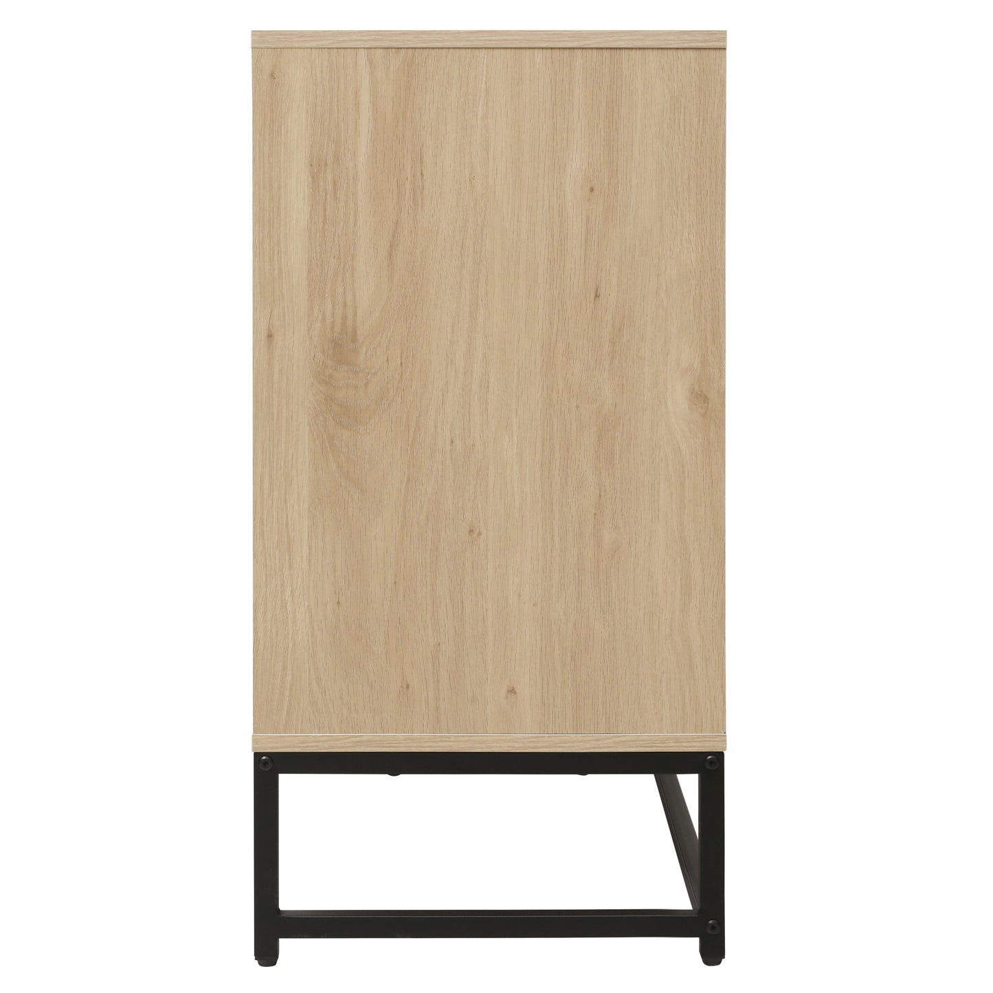 Vimora™ - Modern 4-Door LED Sideboard with Adjustable Shelves