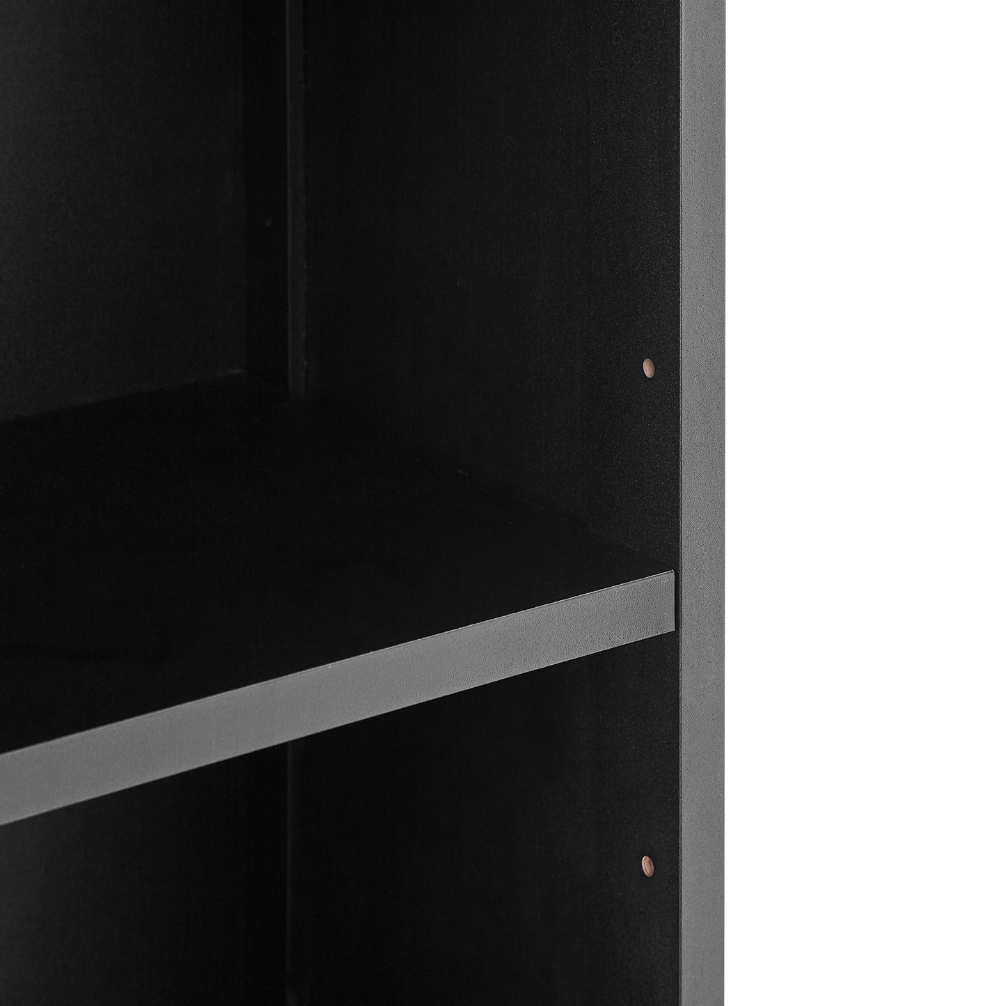 Vimora™ - Tall Black Freestanding Bathroom Cabinet with Drawer & Adjustable Shelves