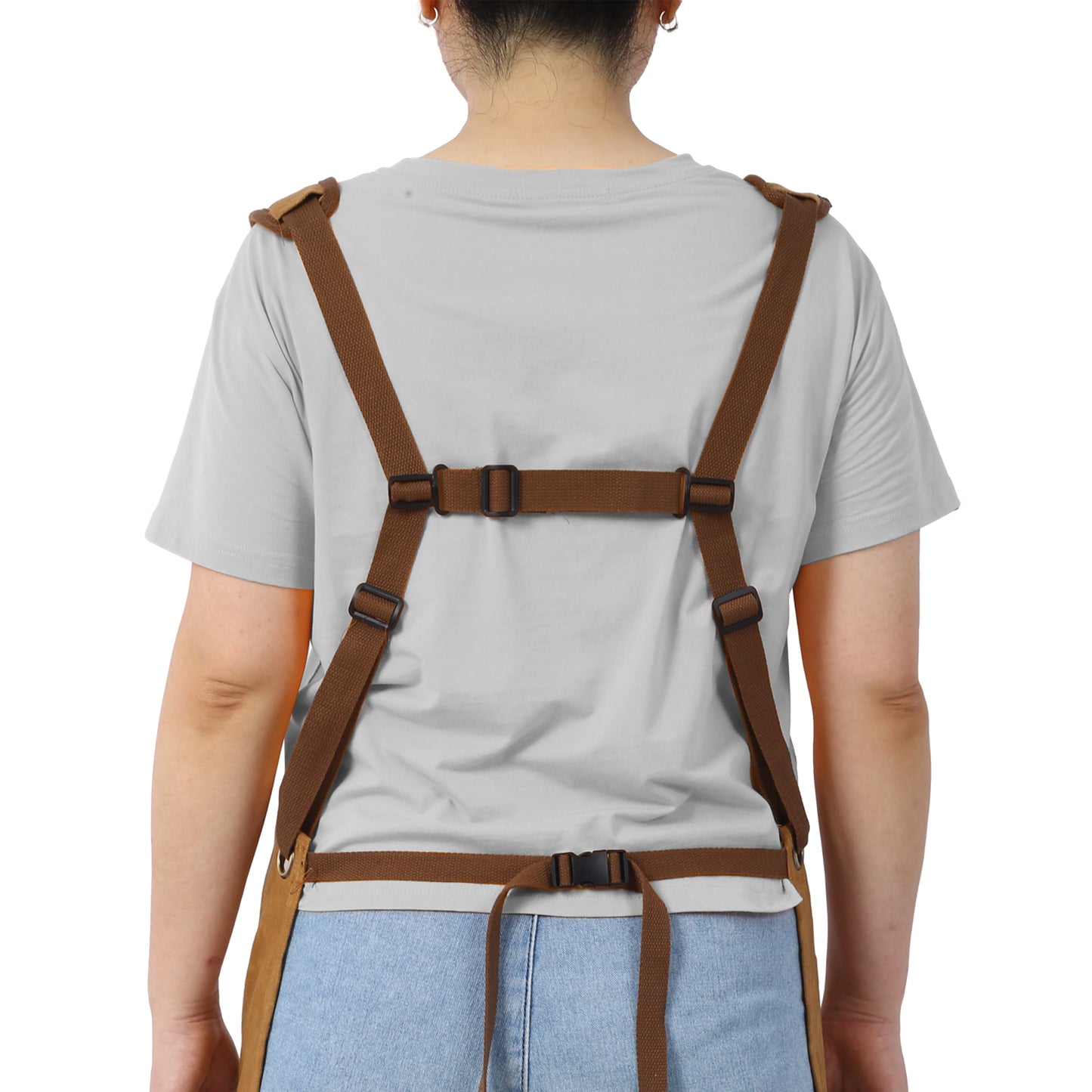 Vimora™ - Heavy-Duty Waxed Canvas Tool Apron, Fully Adjustable & Water-Resistant