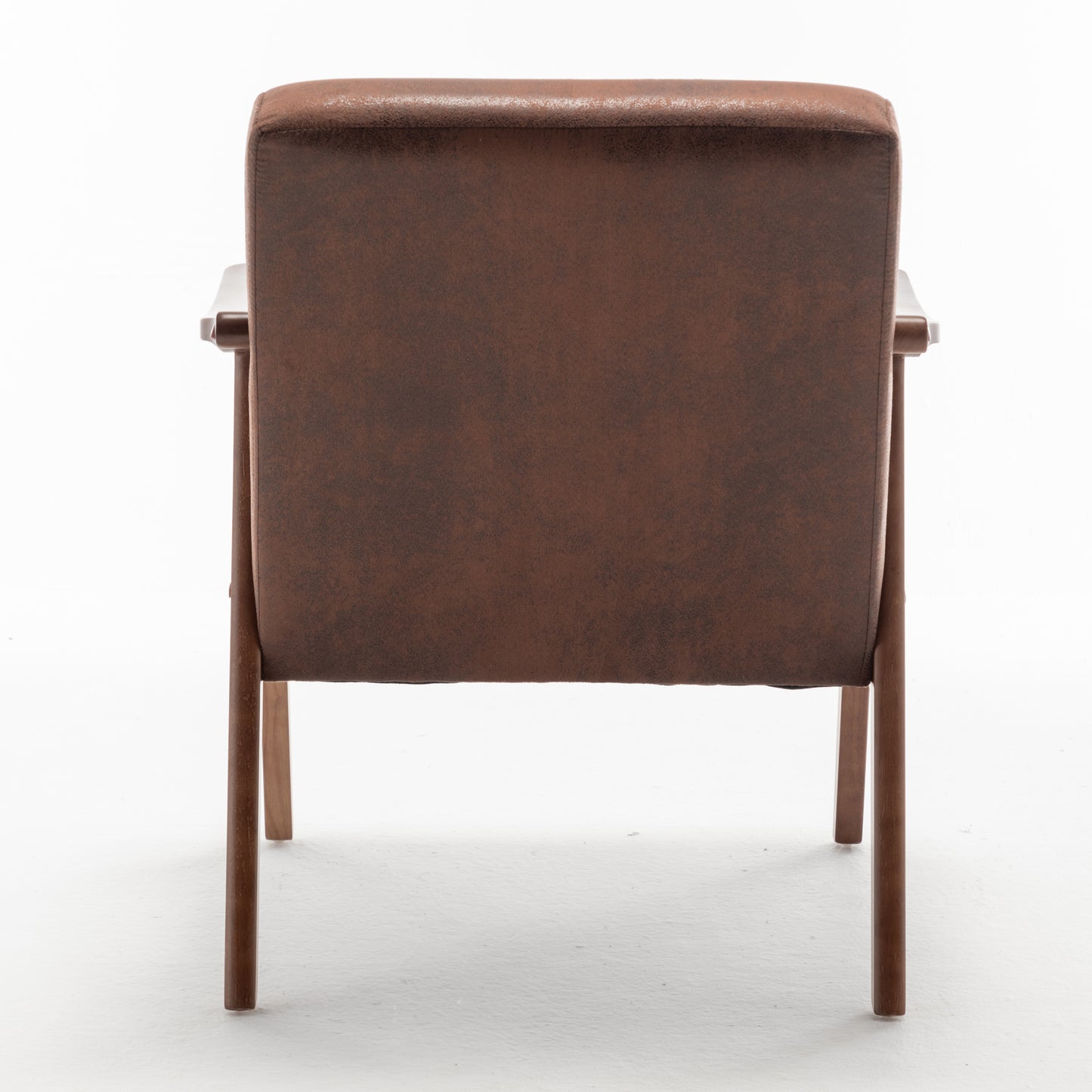 Vimora™ - Mid-Century Modern Accent Chair with Solid Wood Frame and Extra-Thick Backrest