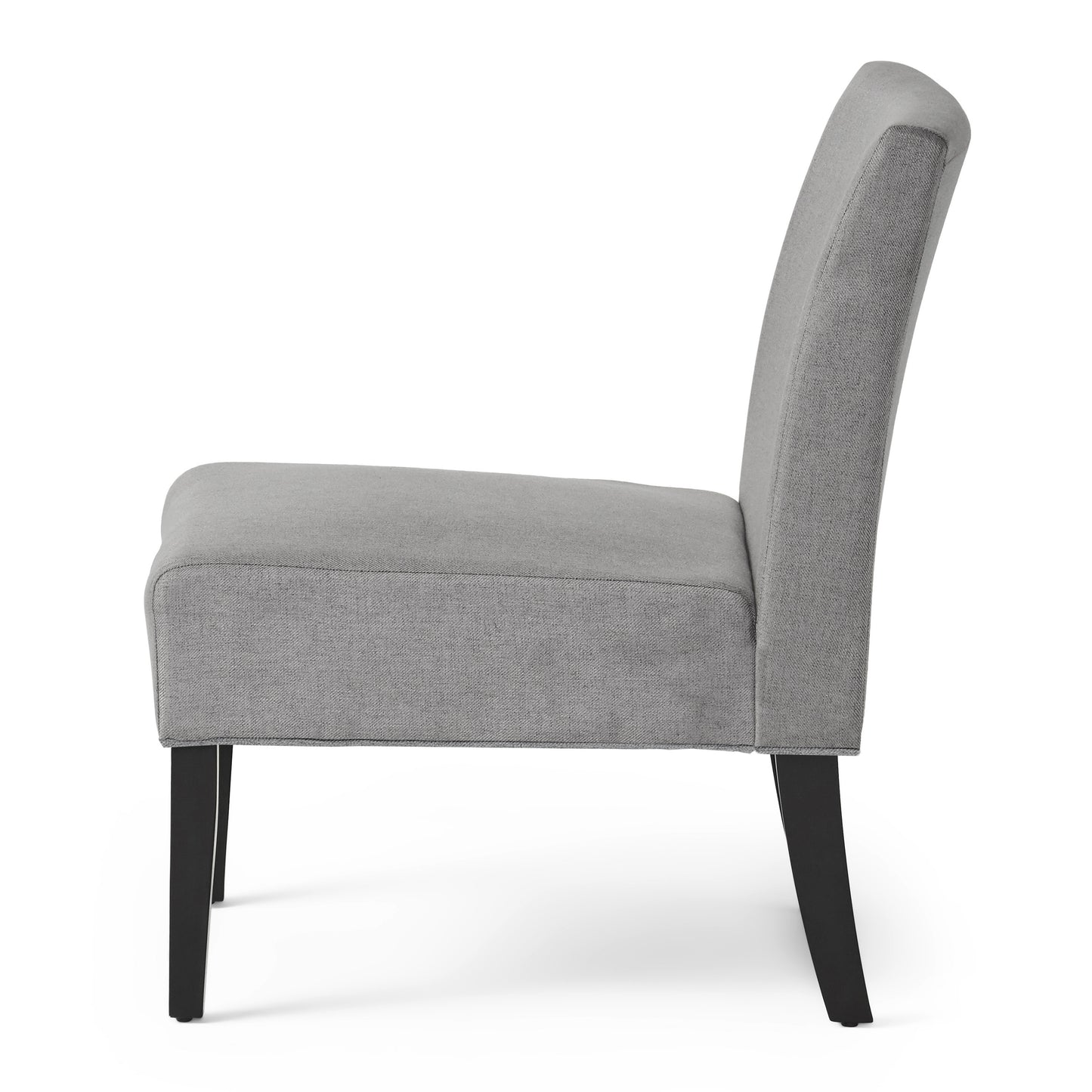 Vimora™ - Contemporary Grey Accent Chair with Plush Upholstery and Tapered Legs