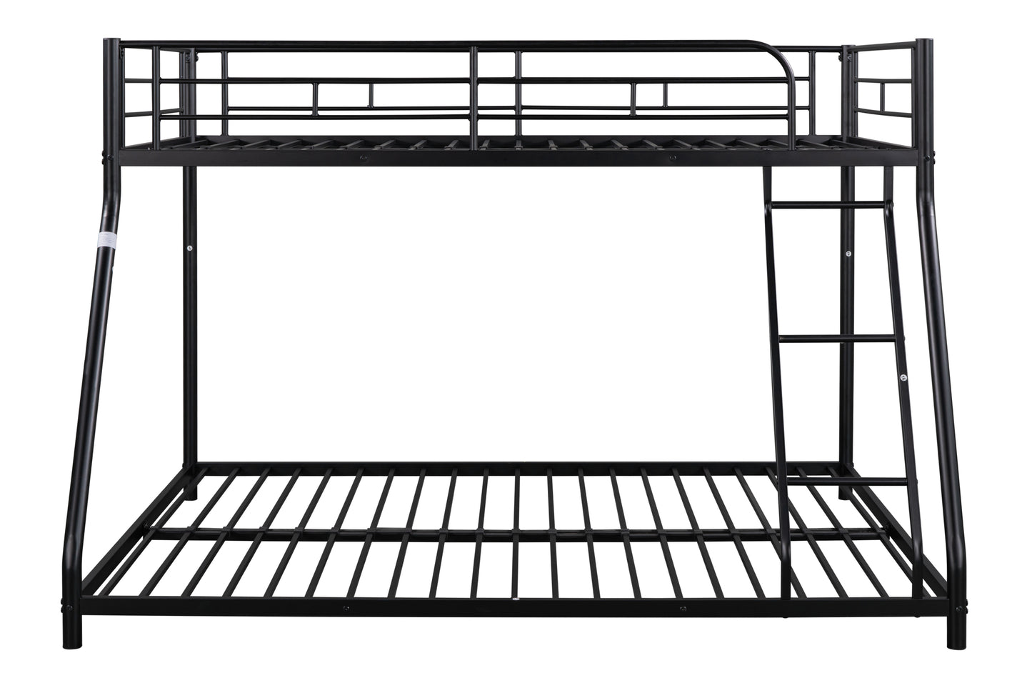 Vimora™ - Sturdy Metal Twin over Full Bunk Bed with Guardrails, Noise Reduction & Space Saving Design