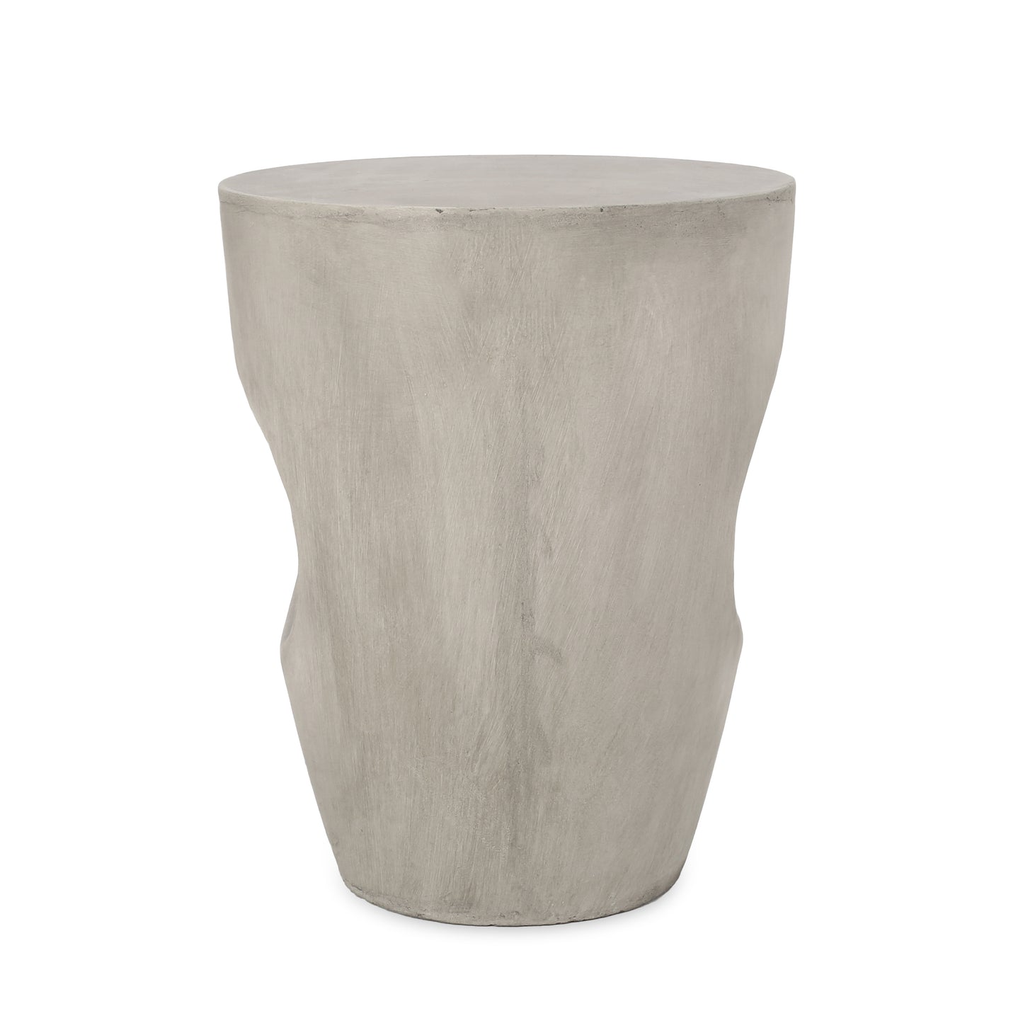 Sirius™ - Stylish Grey Magnesium Oxide Side Table for Outdoor Elegance