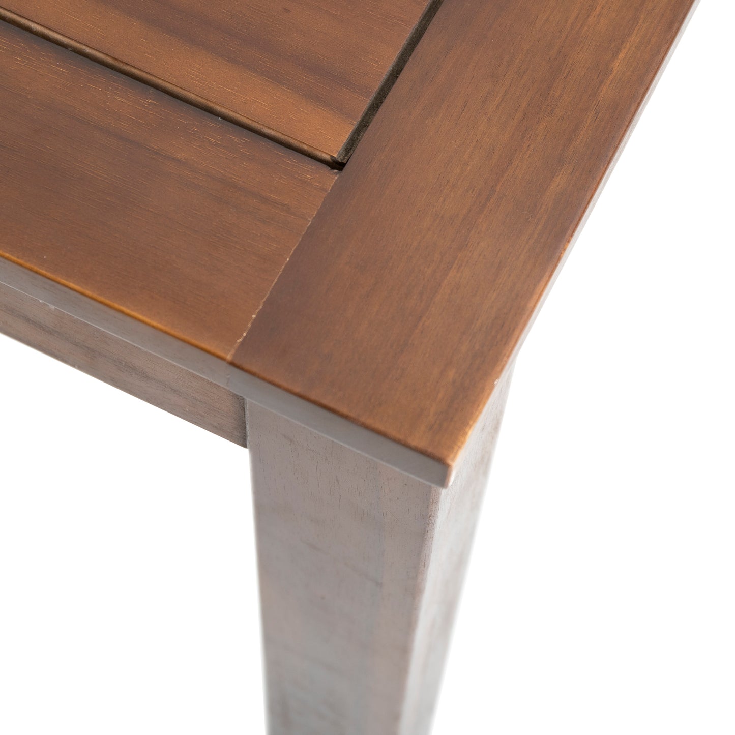 Vimora™ - Dark Brown Acacia Wood 69'' Outdoor Dining Table