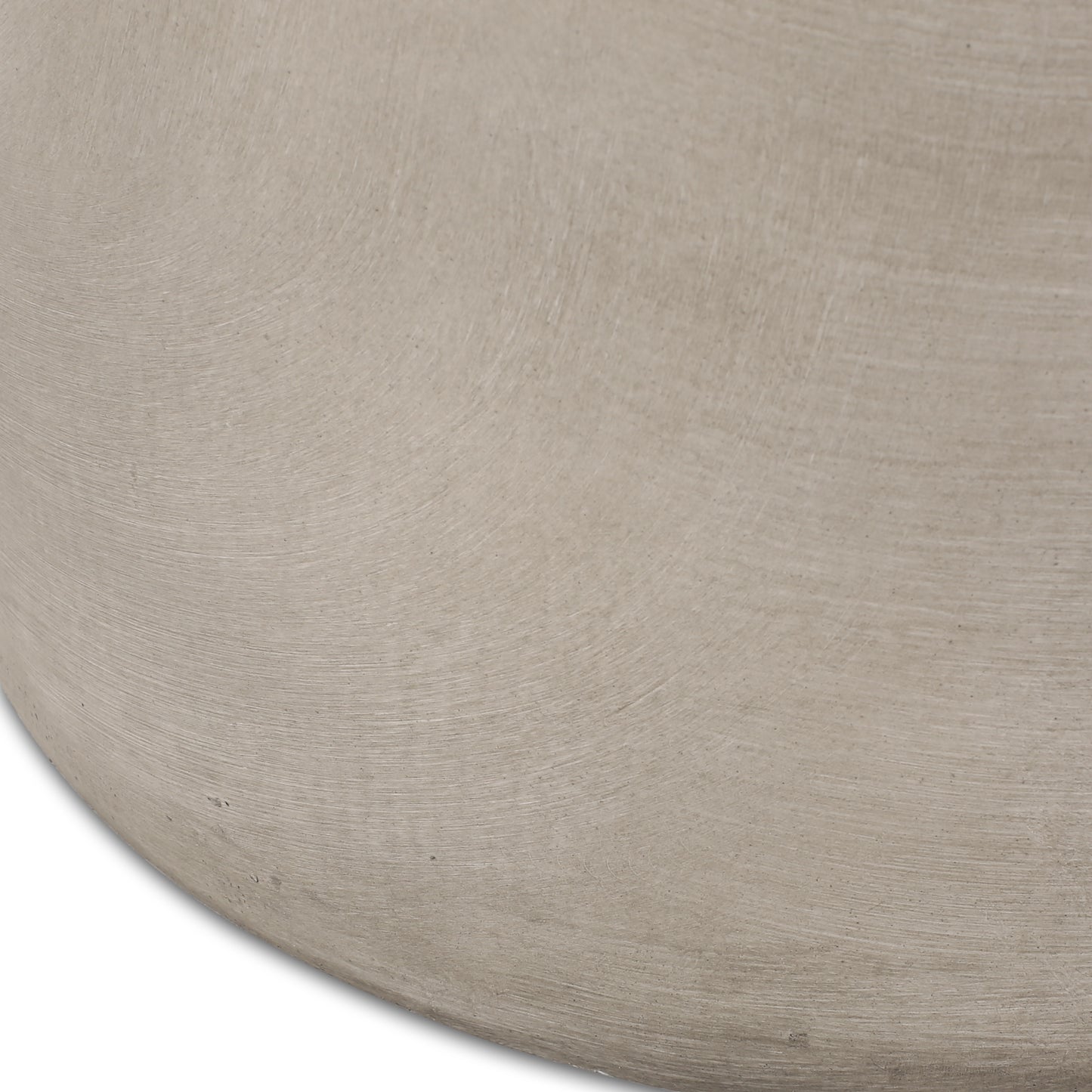 Vimora™ - Light Gray Lightweight Concrete Side Table with Modern Cylindrical Design