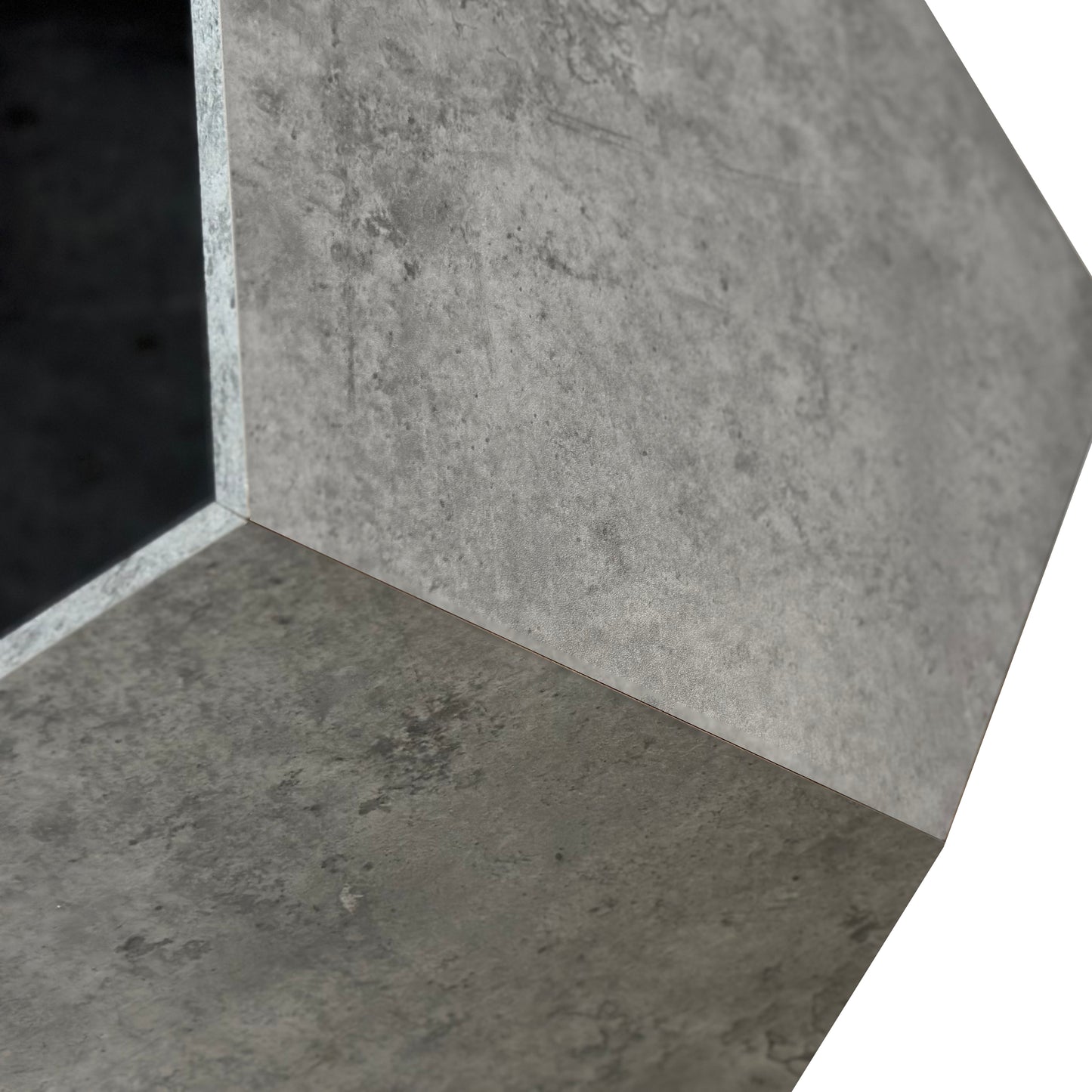Lina™ Modern Cat Litter Box Furniture – Stylish Side Table & Multi-Use Pet House (Cement Gray)