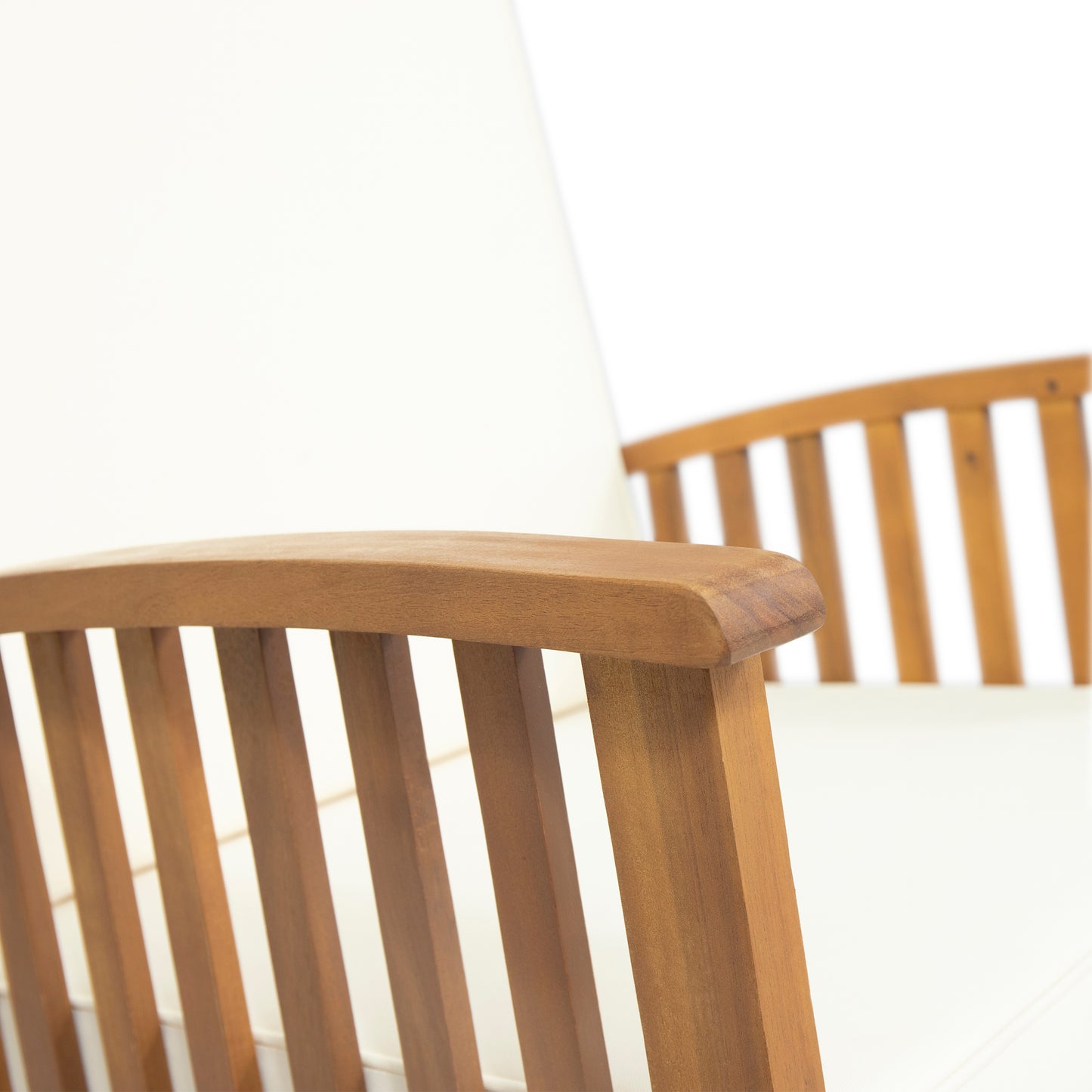 Vimora™ - Acacia Rocking Chair with Cushions