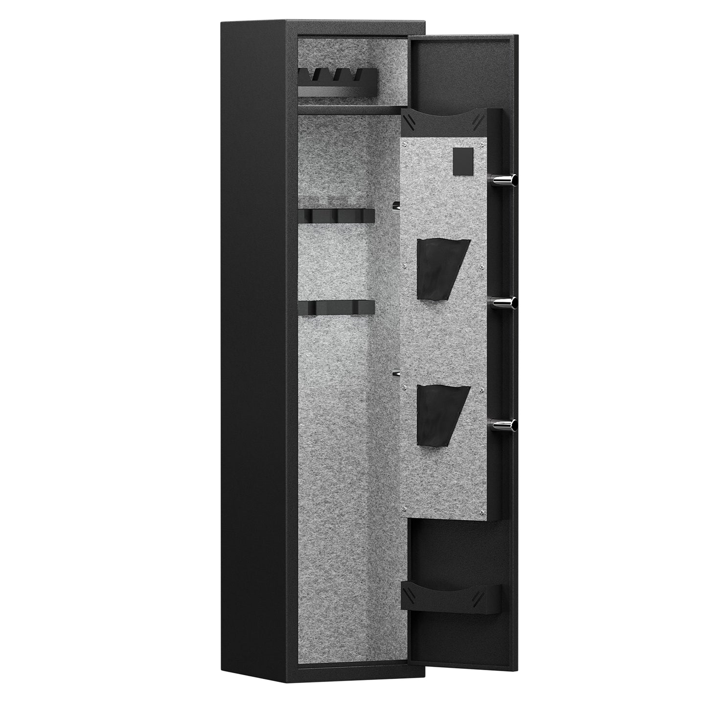 SecureGuard™ - 3-4 Gun Safe for Rifles and Pistols with Quick Access Fingerprint Lock