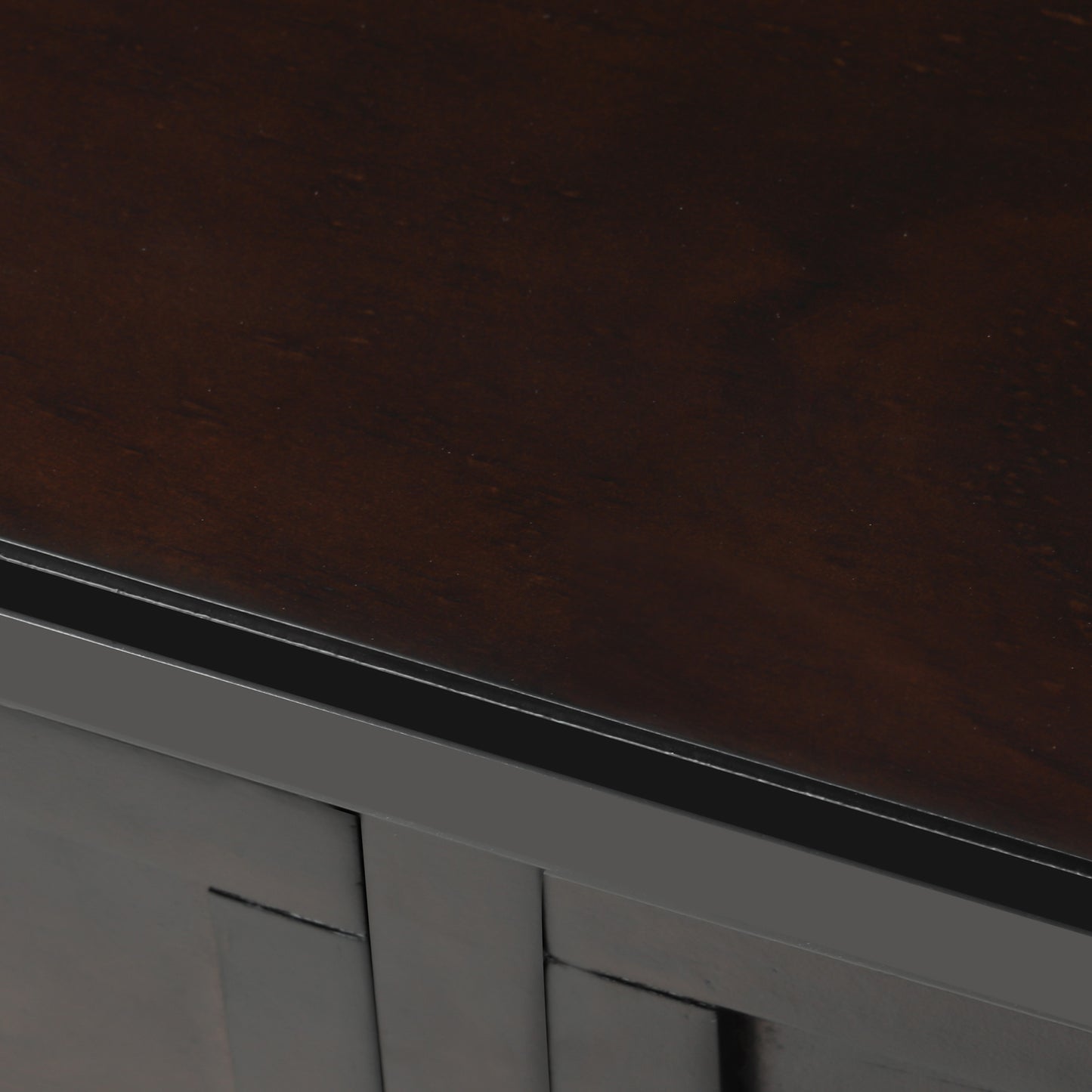 Sophie™️ - Narrow Console Desk with Storage Drawers and Bottom Shelf in Espresso