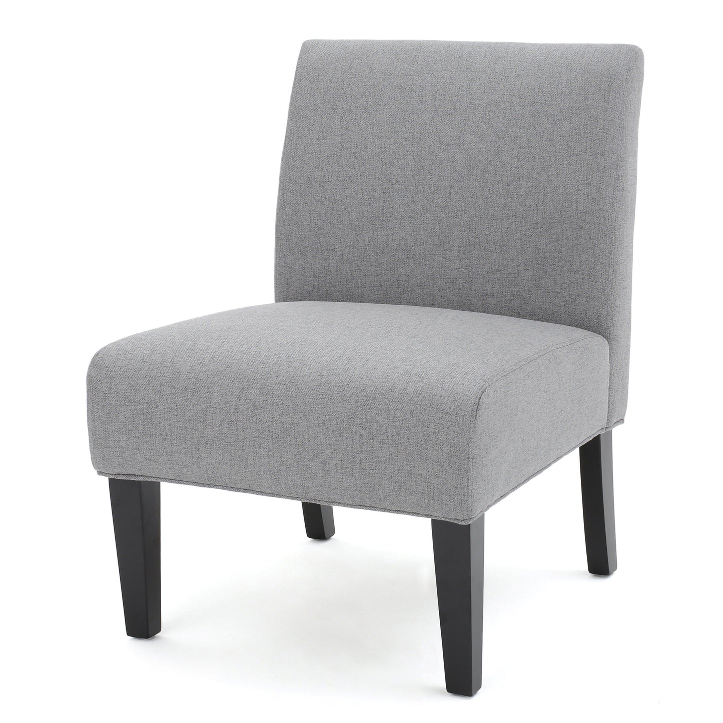 Vimora™ - Contemporary Grey Accent Chair with Plush Upholstery and Tapered Legs