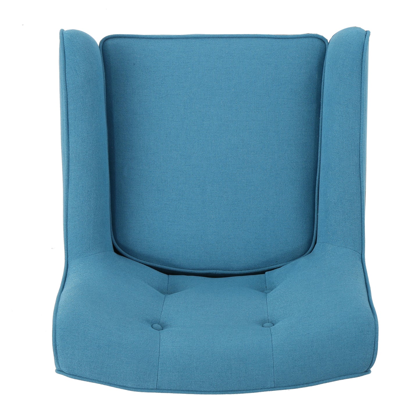 Vimora™ - Teal Mid-Century Modern Arm Chair with Tufted Back and Retro Wooden Legs
