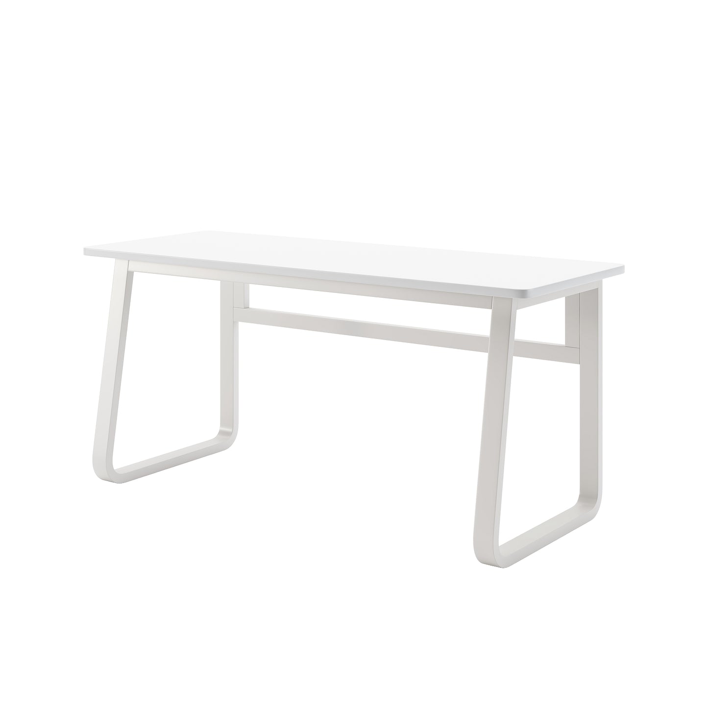 Vimora™ - 47.2 Inch White Modern Computer Desk for Home, Office, & Students