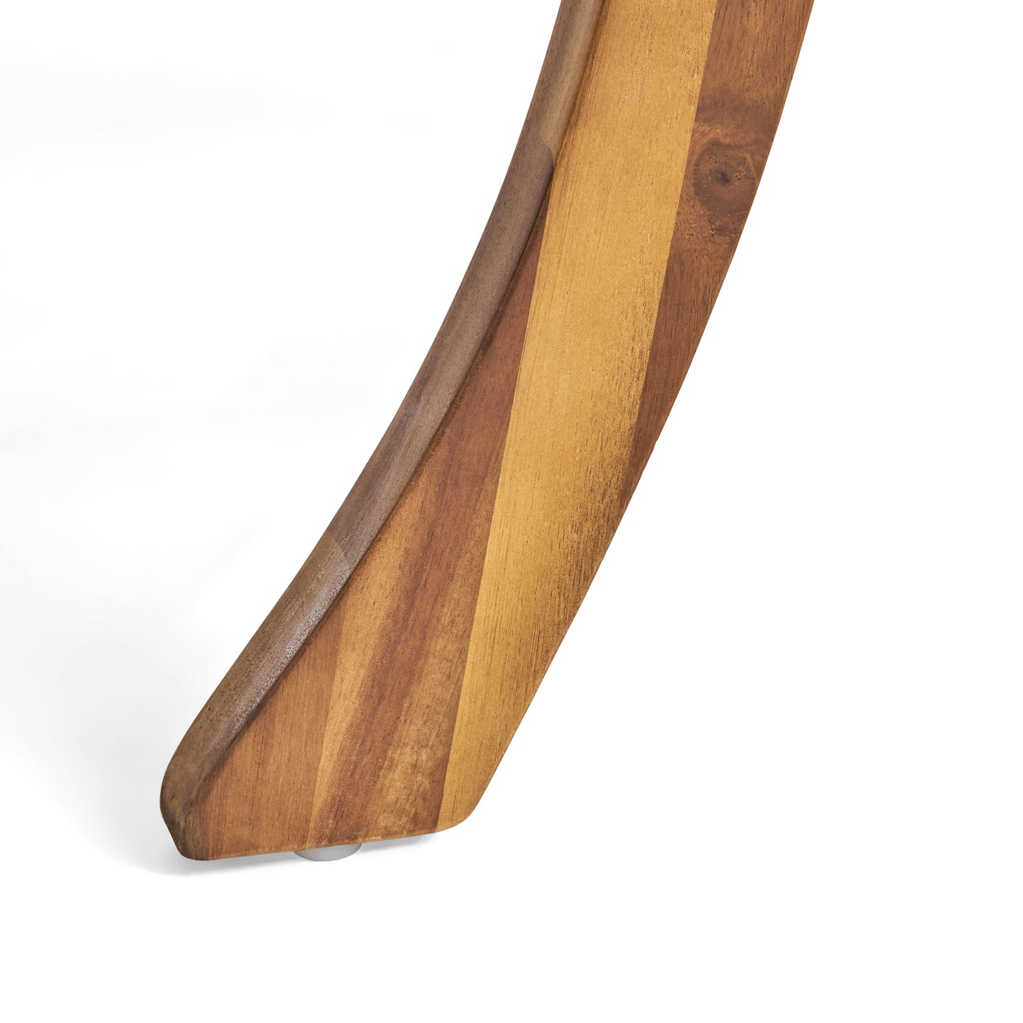 Teak-Finished 31.5'' Square Acacia Wood Outdoor Table for Stylish Patios