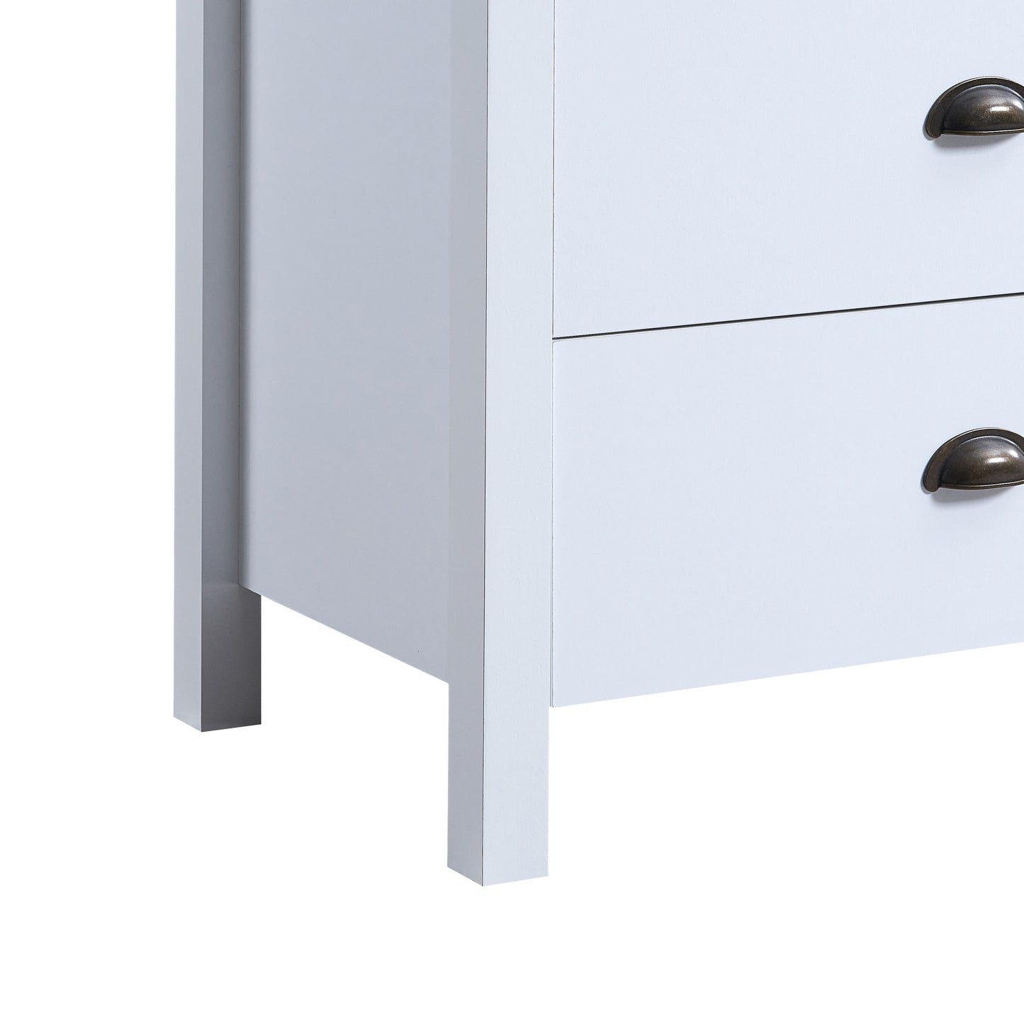 Vimora™ - Classic White 6-Drawer Dresser with Interlocking Function and Easy Assembly