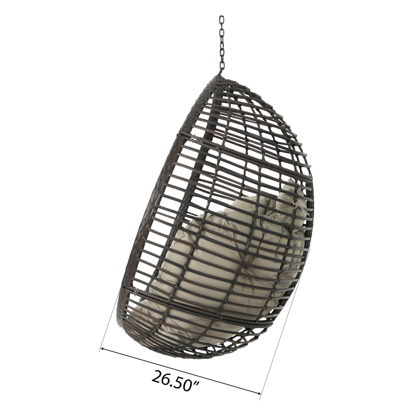 Vimora™ - Cozy Brown Hanging Basket Chair (ONLY BASKET)