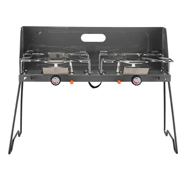 Vimora™ Foldable Double Burner Camping Stove