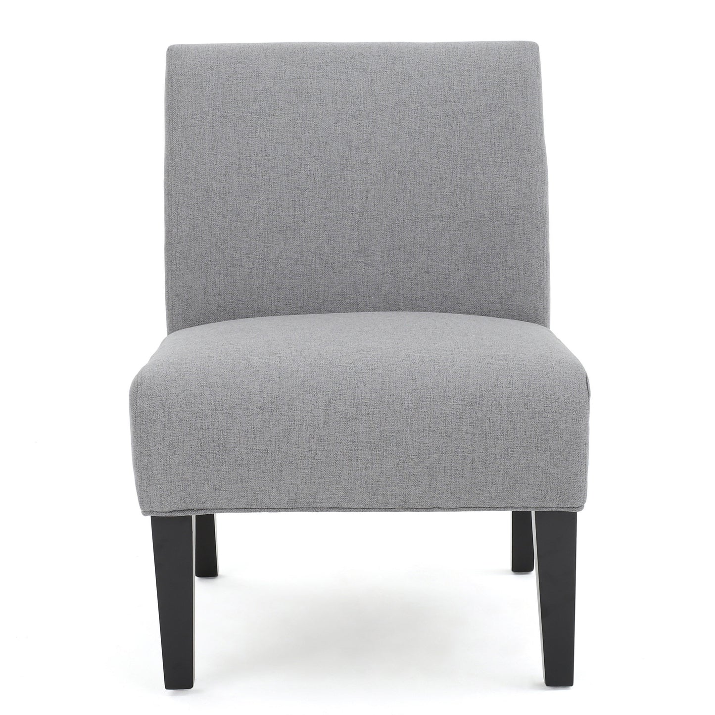 Vimora™ - Contemporary Grey Accent Chair with Plush Upholstery and Tapered Legs