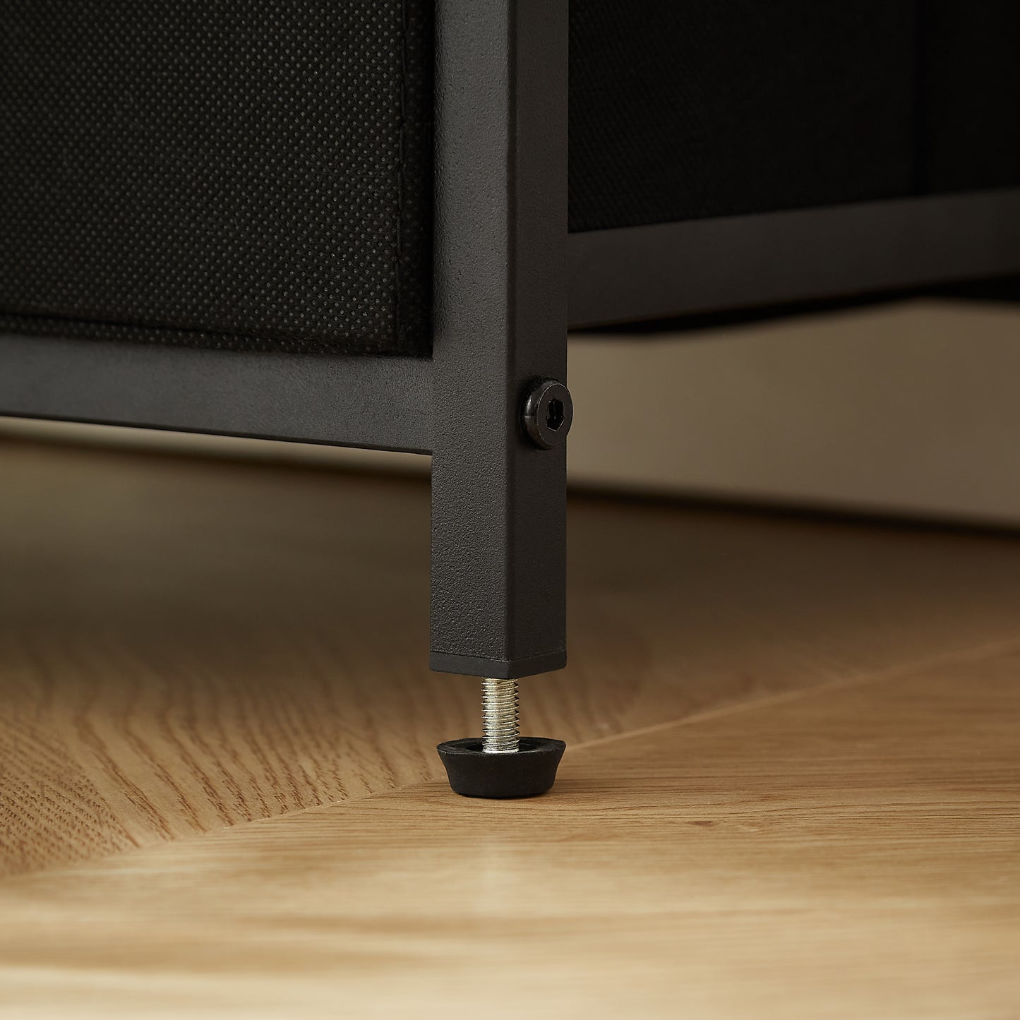 Ella™️ - Compact Nightstand with Charging Station, USB Port, 2 Drawers & Open Shelf