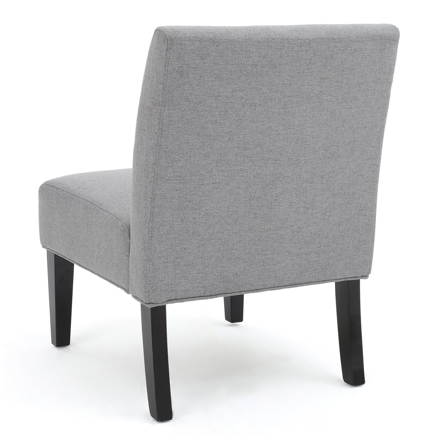 Vimora™ - Contemporary Grey Accent Chair with Plush Upholstery and Tapered Legs