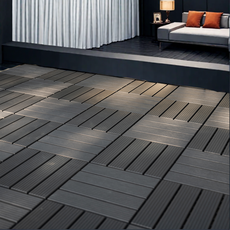 Vimora™ - 12x12 Waterproof Interlocking Garden Tiles, Slip-Resistant & Easy Assembly (44 PCS)