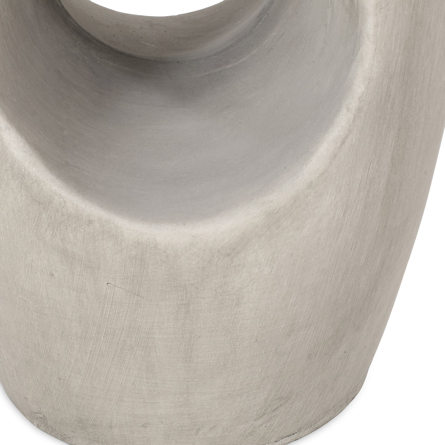 Sirius™ - Stylish Grey Magnesium Oxide Side Table for Outdoor Elegance