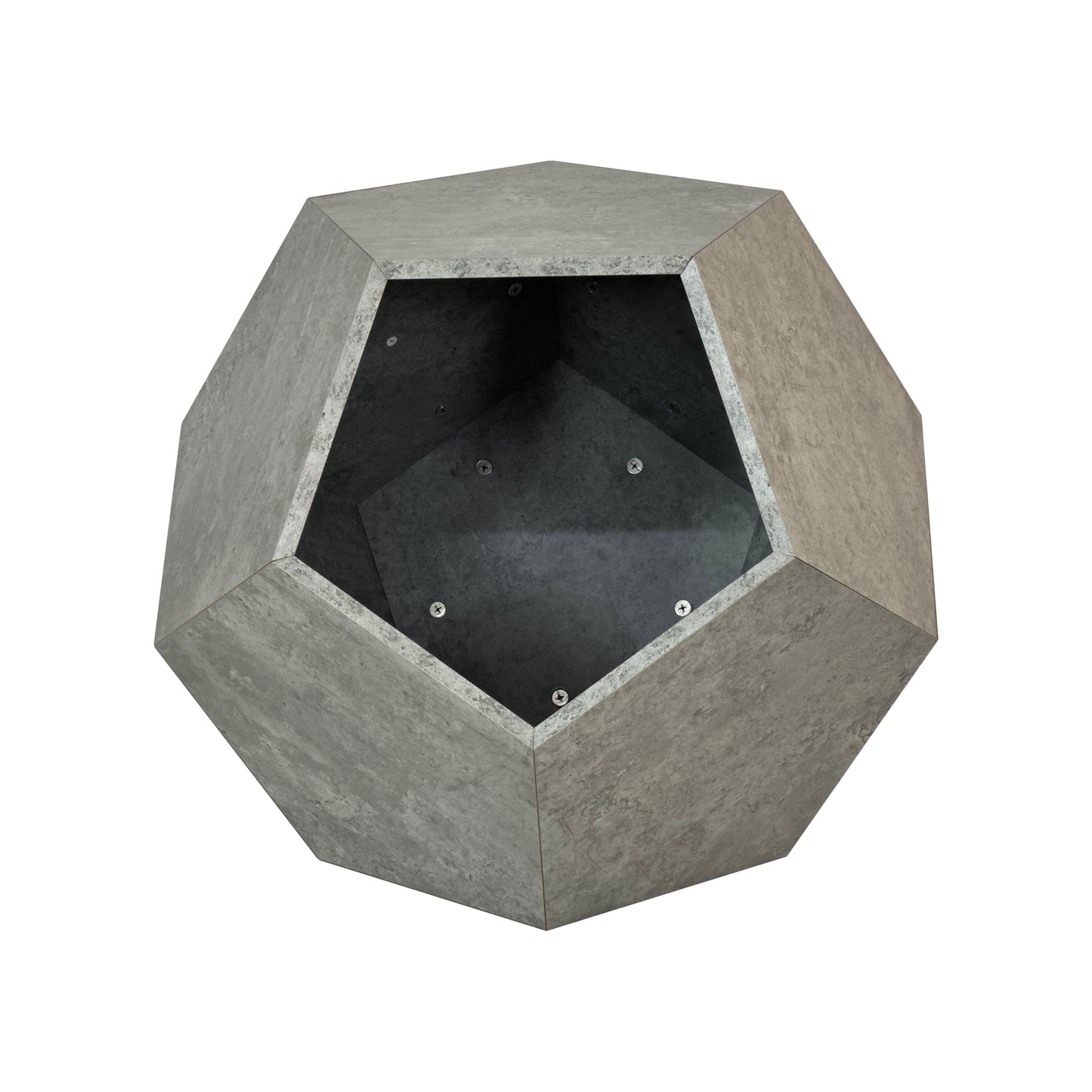 Lina™ Modern Cat Litter Box Furniture – Stylish Side Table & Multi-Use Pet House (Cement Gray)
