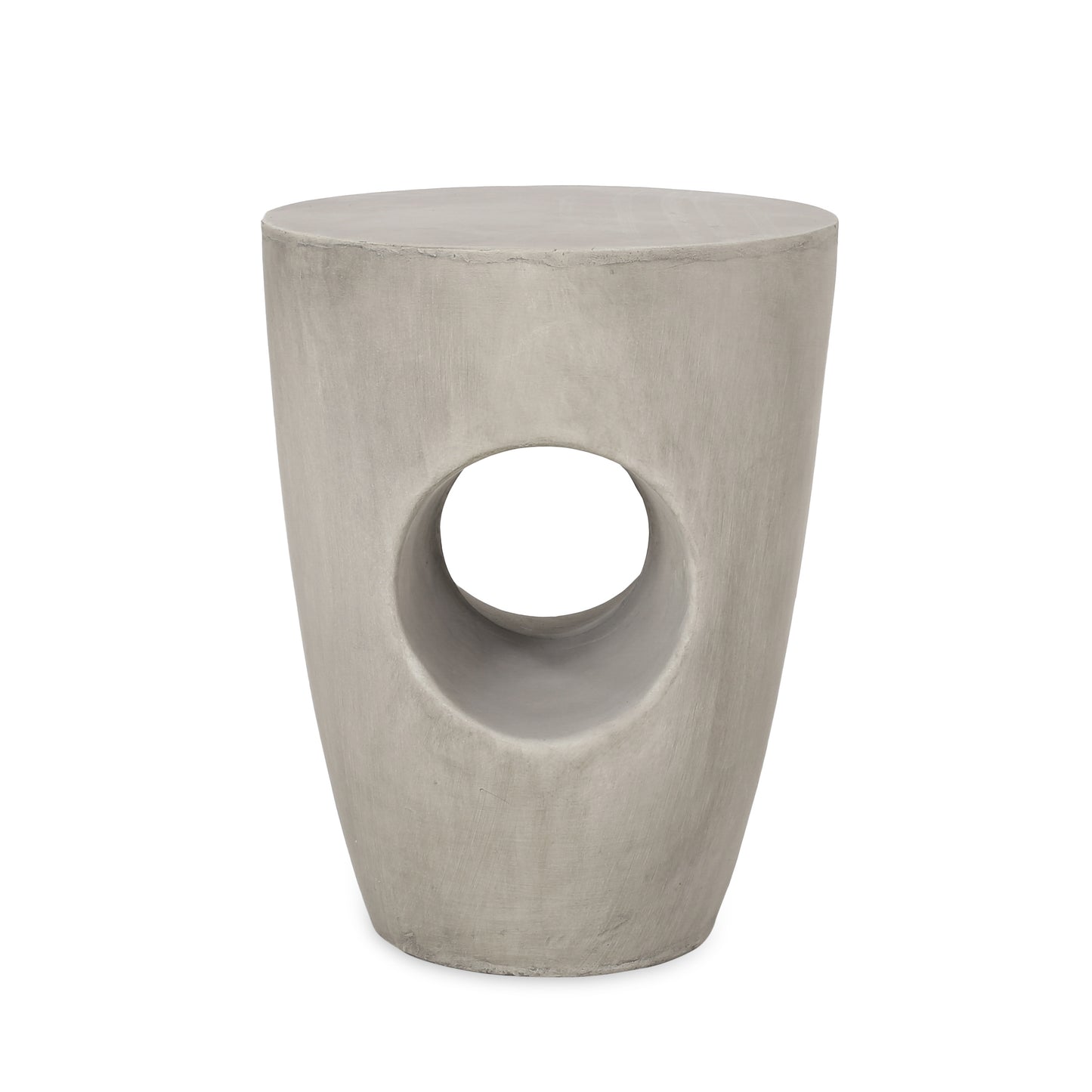 Sirius™ - Stylish Grey Magnesium Oxide Side Table for Outdoor Elegance