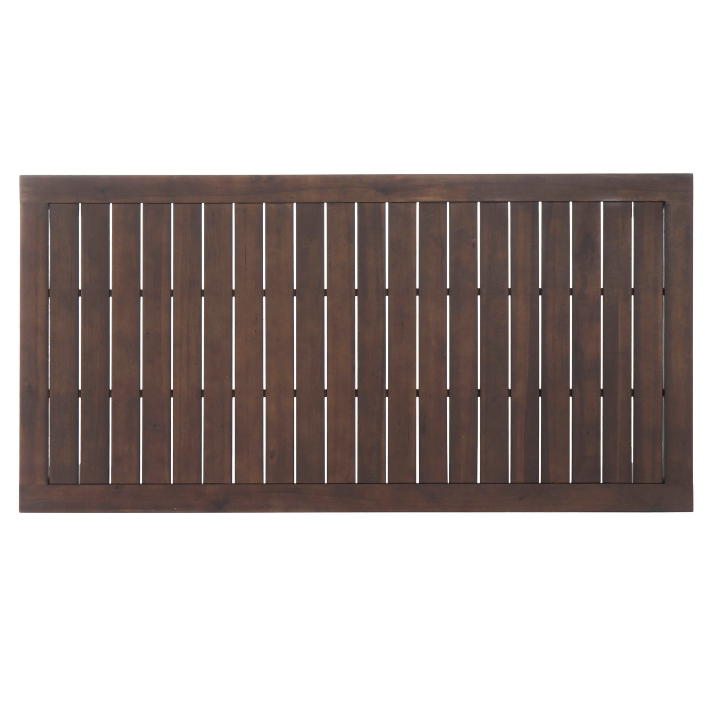 Vimora™ - Dark Brown Acacia Wood 69'' Outdoor Dining Table