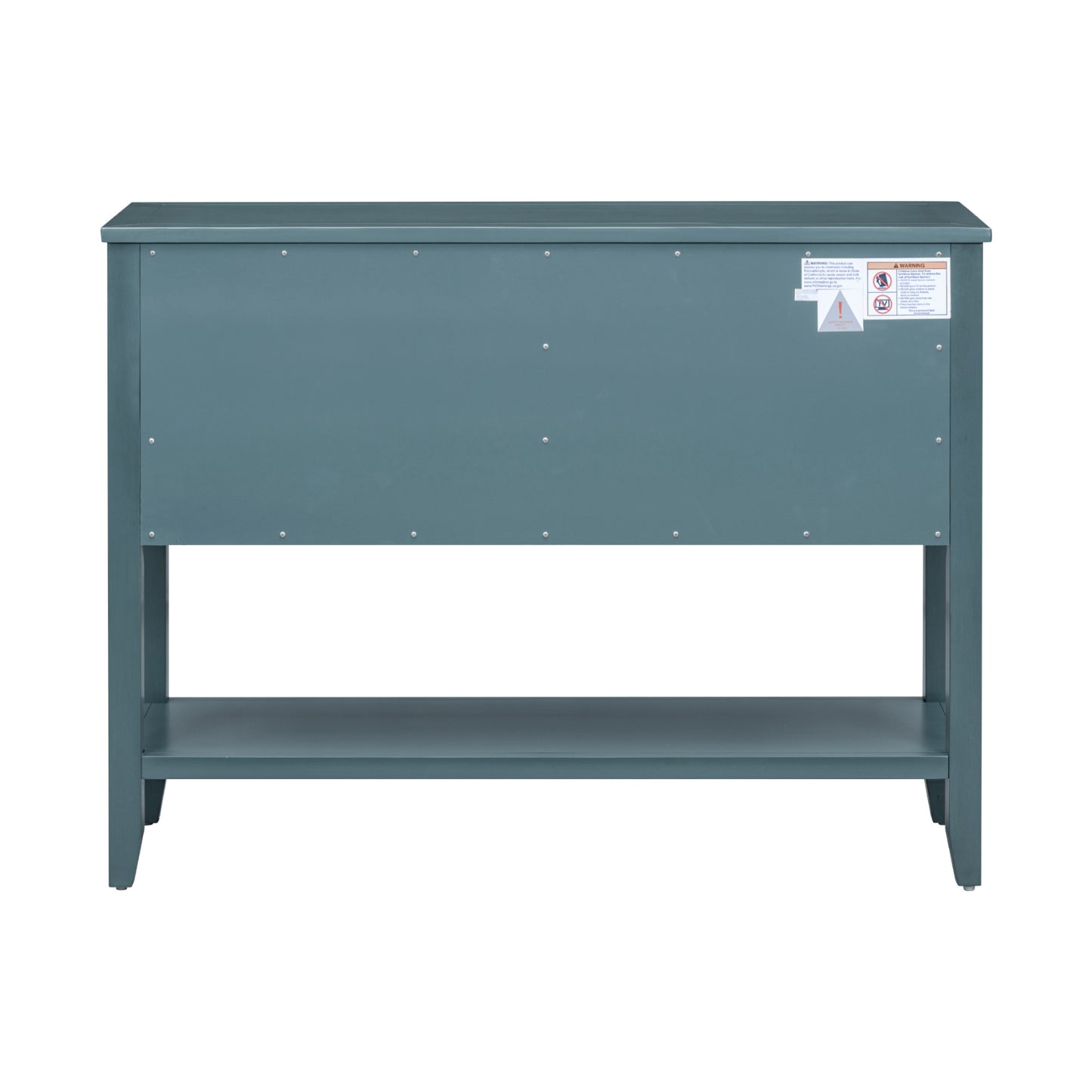 Oliver™️ - Cambridge Vintage Console Desk with Storage Drawers & Bottom Shelf