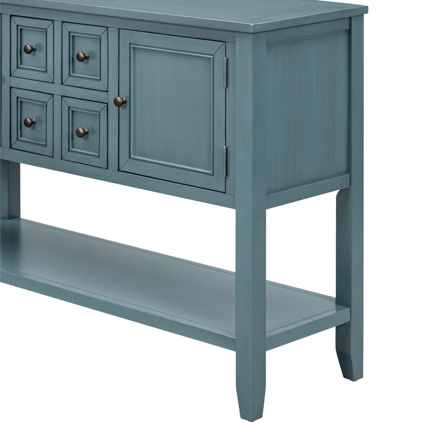 Oliver™️ - Cambridge Vintage Console Desk with Storage Drawers & Bottom Shelf